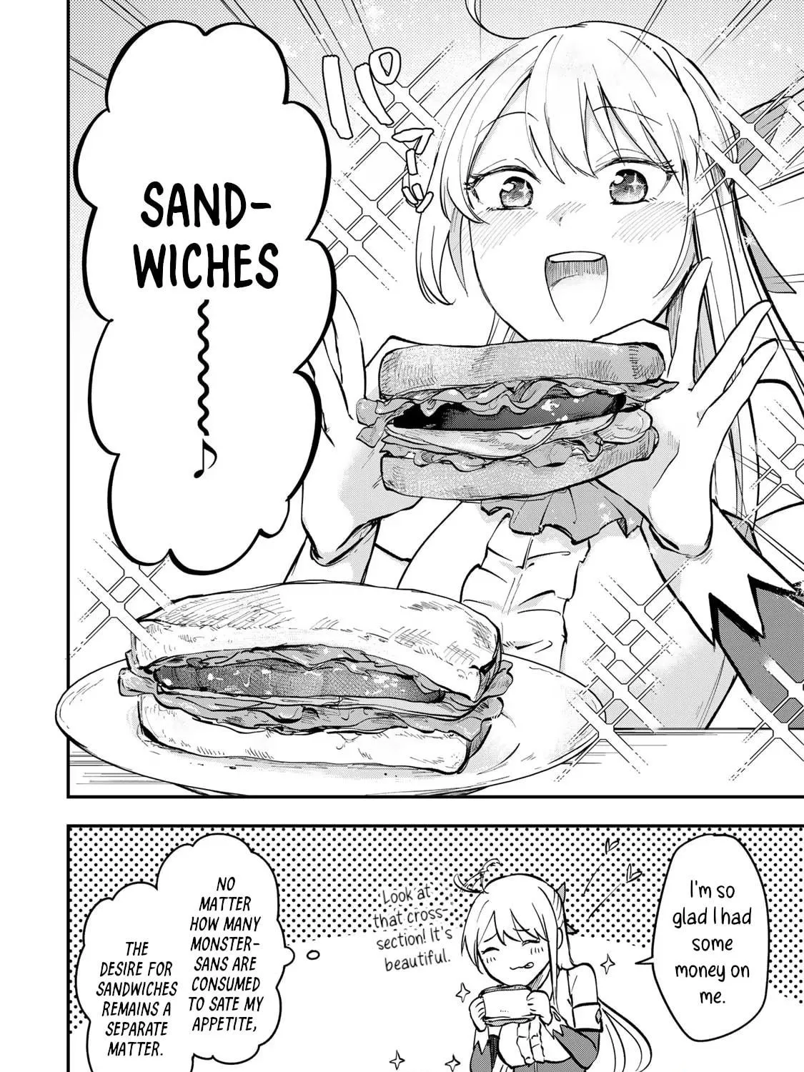 [Pakupaku desu wa] Tsuihou Sareta Ojou-sama no "Monster wo Taberu Hodo Tsuyoku Naru" Skill wa, 1-shoku de 1 Level Up Suru Zendai Mimon no Saikyou Skill Deshita. 3-nichi de Jinrui Saikyou ni Narimashita wa! Chapter 2 page 35 - 