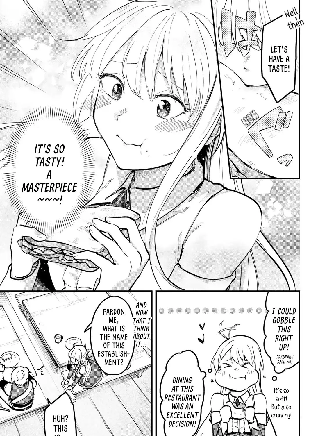 [Pakupaku desu wa] Tsuihou Sareta Ojou-sama no "Monster wo Taberu Hodo Tsuyoku Naru" Skill wa, 1-shoku de 1 Level Up Suru Zendai Mimon no Saikyou Skill Deshita. 3-nichi de Jinrui Saikyou ni Narimashita wa! Chapter 2 page 37 - 