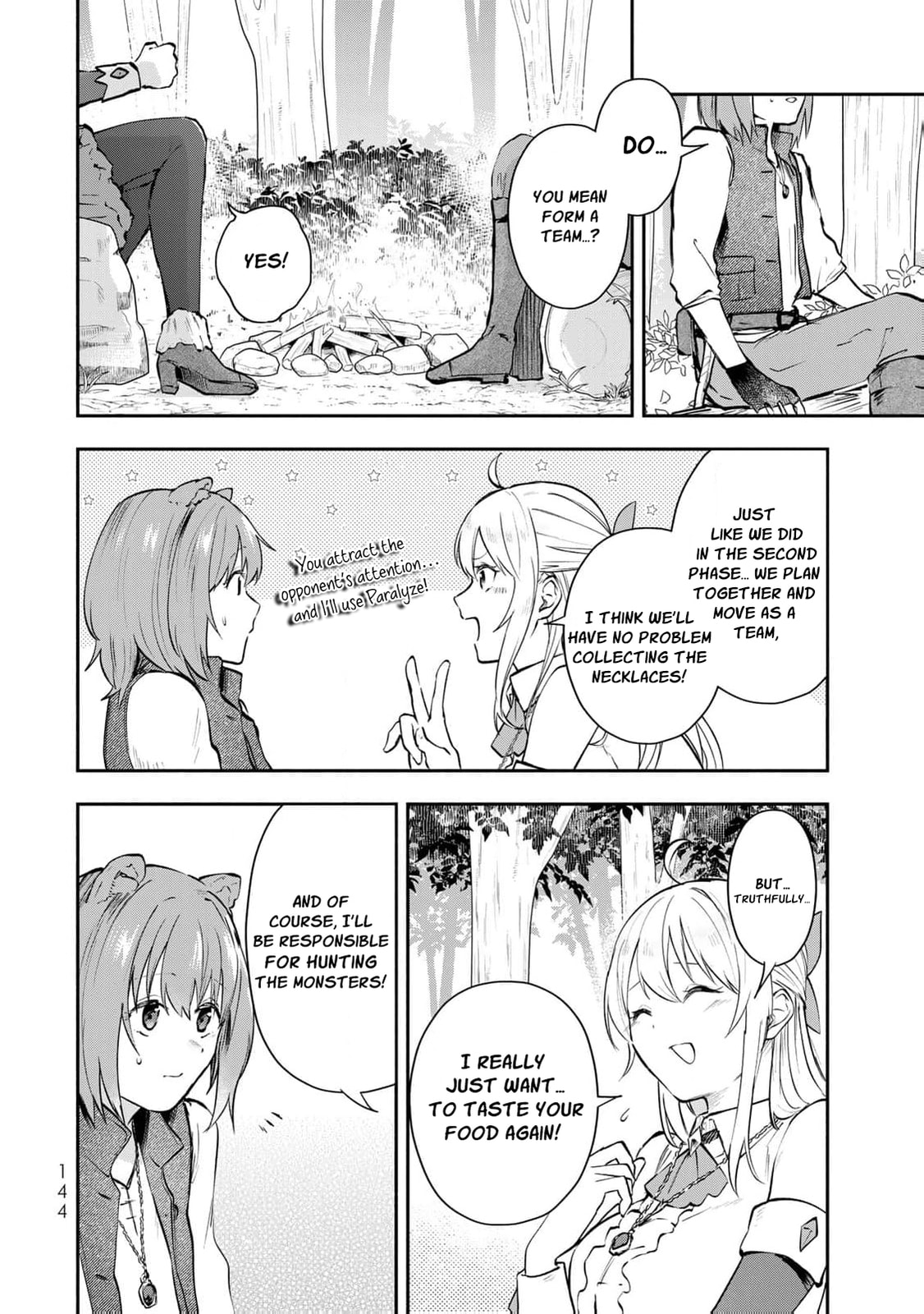 [Pakupaku desu wa] Tsuihou Sareta Ojou-sama no "Monster wo Taberu Hodo Tsuyoku Naru" Skill wa, 1-shoku de 1 Level Up Suru Zendai Mimon no Saikyou Skill Deshita. 3-nichi de Jinrui Saikyou ni Narimashita wa! Chapter 20 page 35 - 