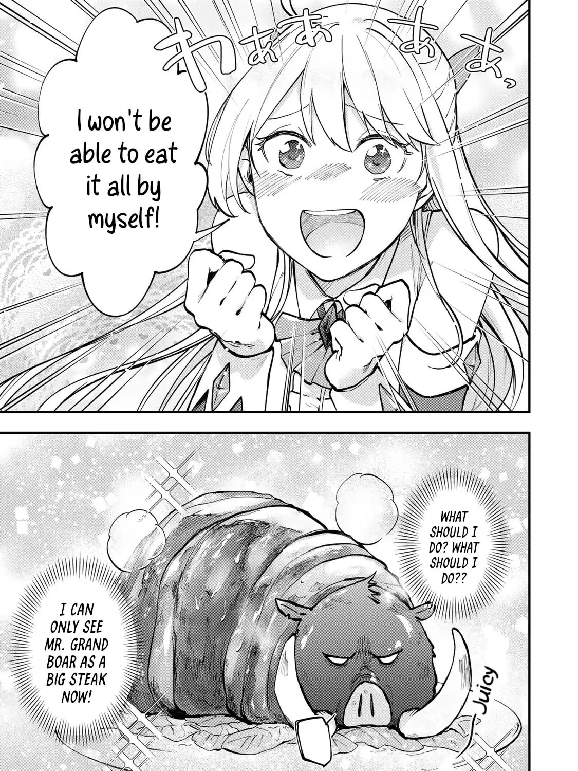 [Pakupaku desu wa] Tsuihou Sareta Ojou-sama no "Monster wo Taberu Hodo Tsuyoku Naru" Skill wa, 1-shoku de 1 Level Up Suru Zendai Mimon no Saikyou Skill Deshita. 3-nichi de Jinrui Saikyou ni Narimashita wa! Chapter 3 page 31 - 