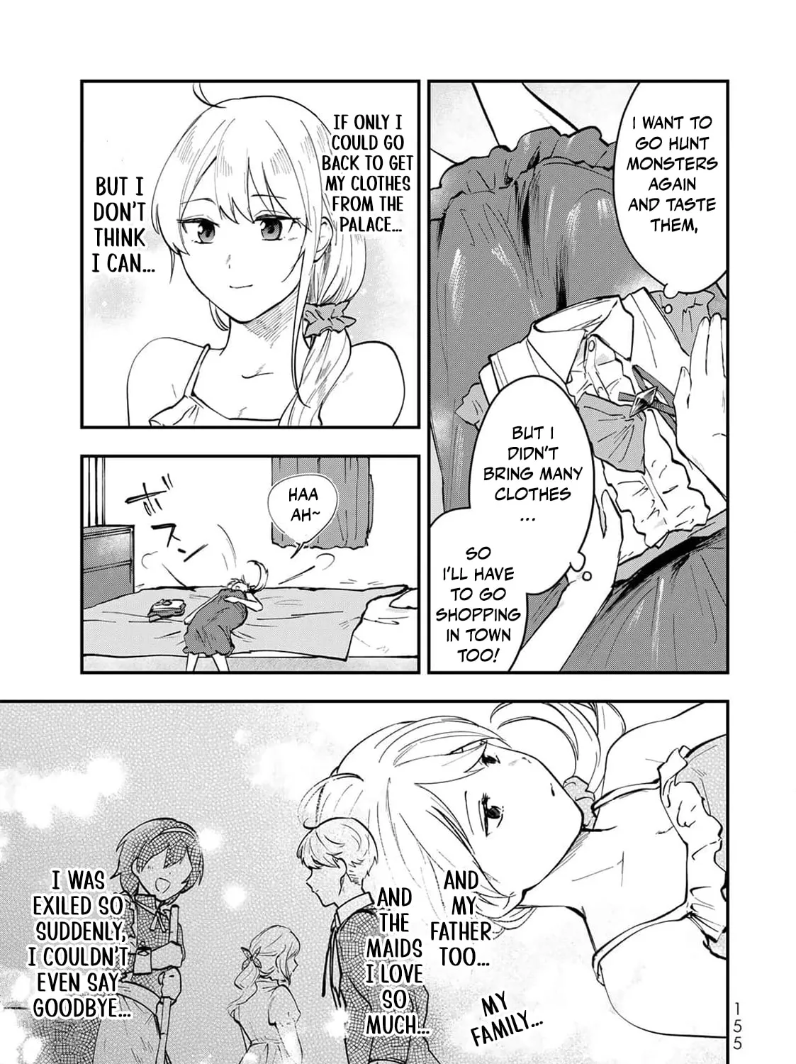 [Pakupaku desu wa] Tsuihou Sareta Ojou-sama no "Monster wo Taberu Hodo Tsuyoku Naru" Skill wa, 1-shoku de 1 Level Up Suru Zendai Mimon no Saikyou Skill Deshita. 3-nichi de Jinrui Saikyou ni Narimashita wa! Chapter 4.5 page 19 - 
