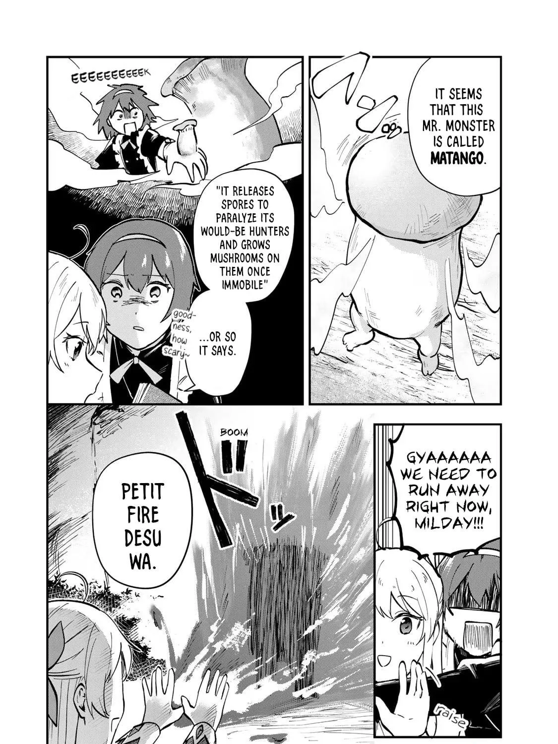 [Pakupaku desu wa] Tsuihou Sareta Ojou-sama no "Monster wo Taberu Hodo Tsuyoku Naru" Skill wa, 1-shoku de 1 Level Up Suru Zendai Mimon no Saikyou Skill Deshita. 3-nichi de Jinrui Saikyou ni Narimashita wa! Chapter 7 page 11 - 