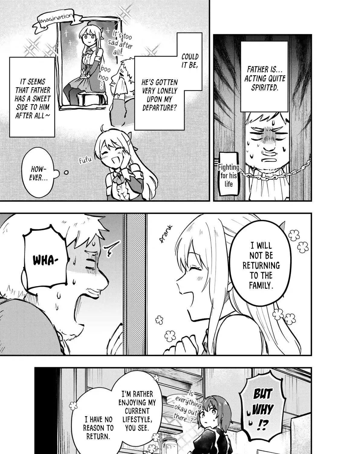 [Pakupaku desu wa] Tsuihou Sareta Ojou-sama no "Monster wo Taberu Hodo Tsuyoku Naru" Skill wa, 1-shoku de 1 Level Up Suru Zendai Mimon no Saikyou Skill Deshita. 3-nichi de Jinrui Saikyou ni Narimashita wa! Chapter 8 page 17 - 