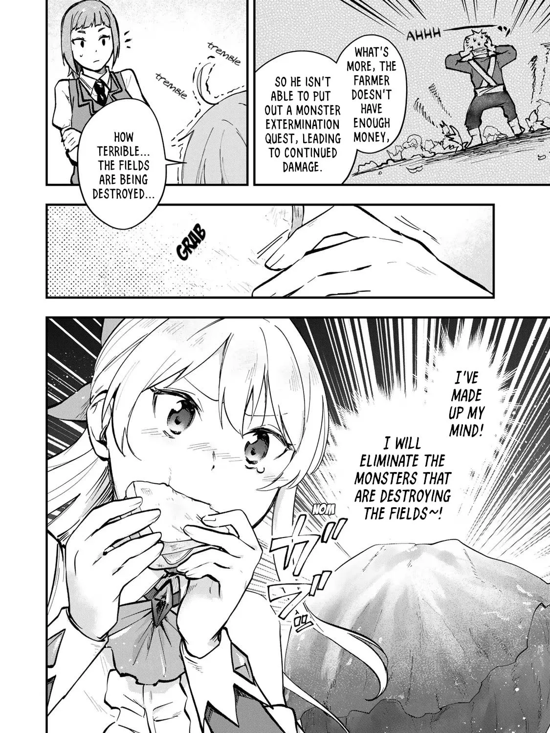 [Pakupaku desu wa] Tsuihou Sareta Ojou-sama no "Monster wo Taberu Hodo Tsuyoku Naru" Skill wa, 1-shoku de 1 Level Up Suru Zendai Mimon no Saikyou Skill Deshita. 3-nichi de Jinrui Saikyou ni Narimashita wa! Chapter 8 page 67 - 