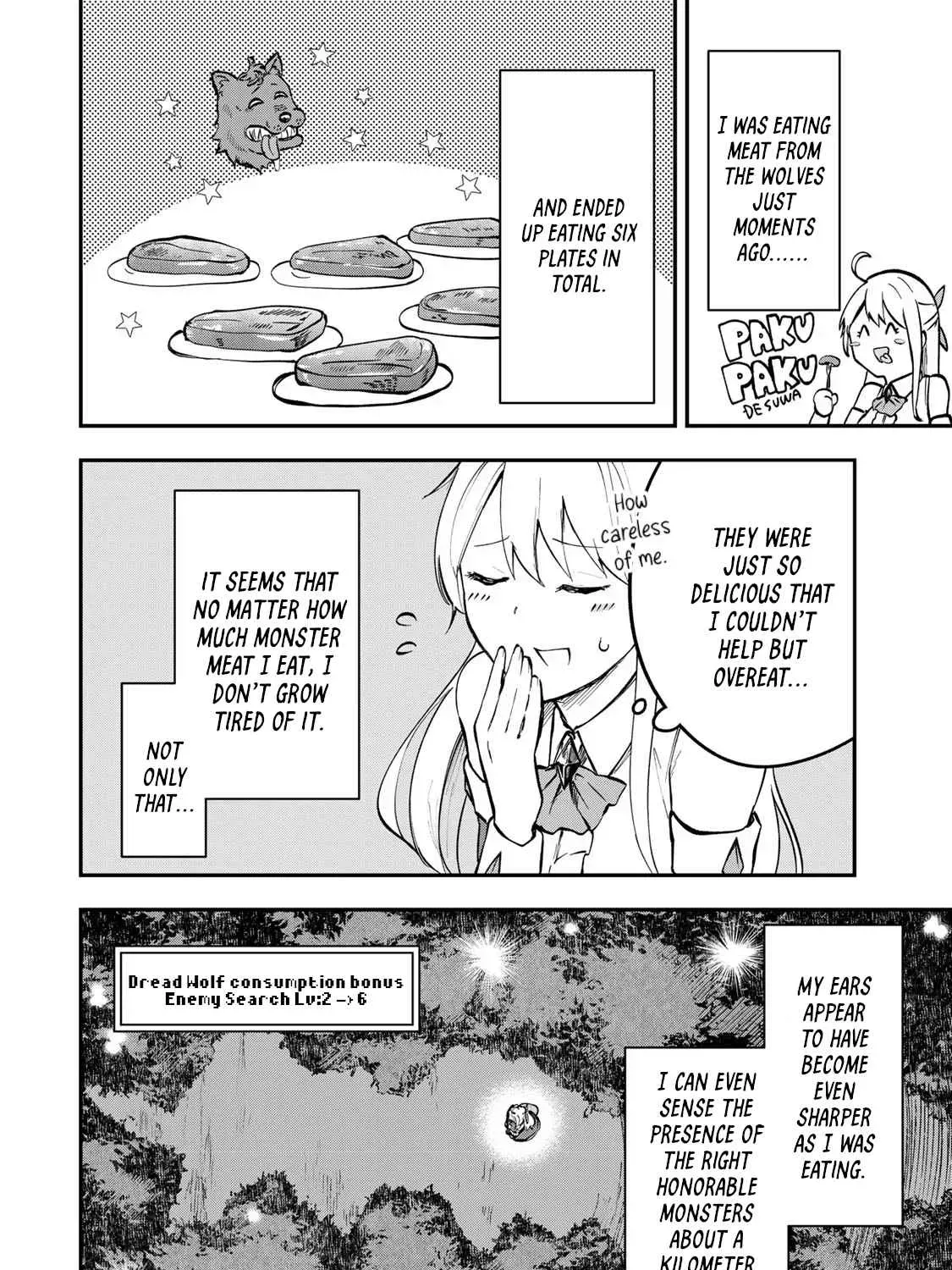[Pakupaku desu wa] Tsuihousareta Ojou-sama no "Monster wo Taberu Hodo Tsuyoku Naru" Skill wa, 1-shoku de 1 Level Up suru Zendaimimon no Saikyou Skill deshita. 3-nichi de Jinrui Saikyou ni narimashita wa~! Chapter 0.1 page 3 - 