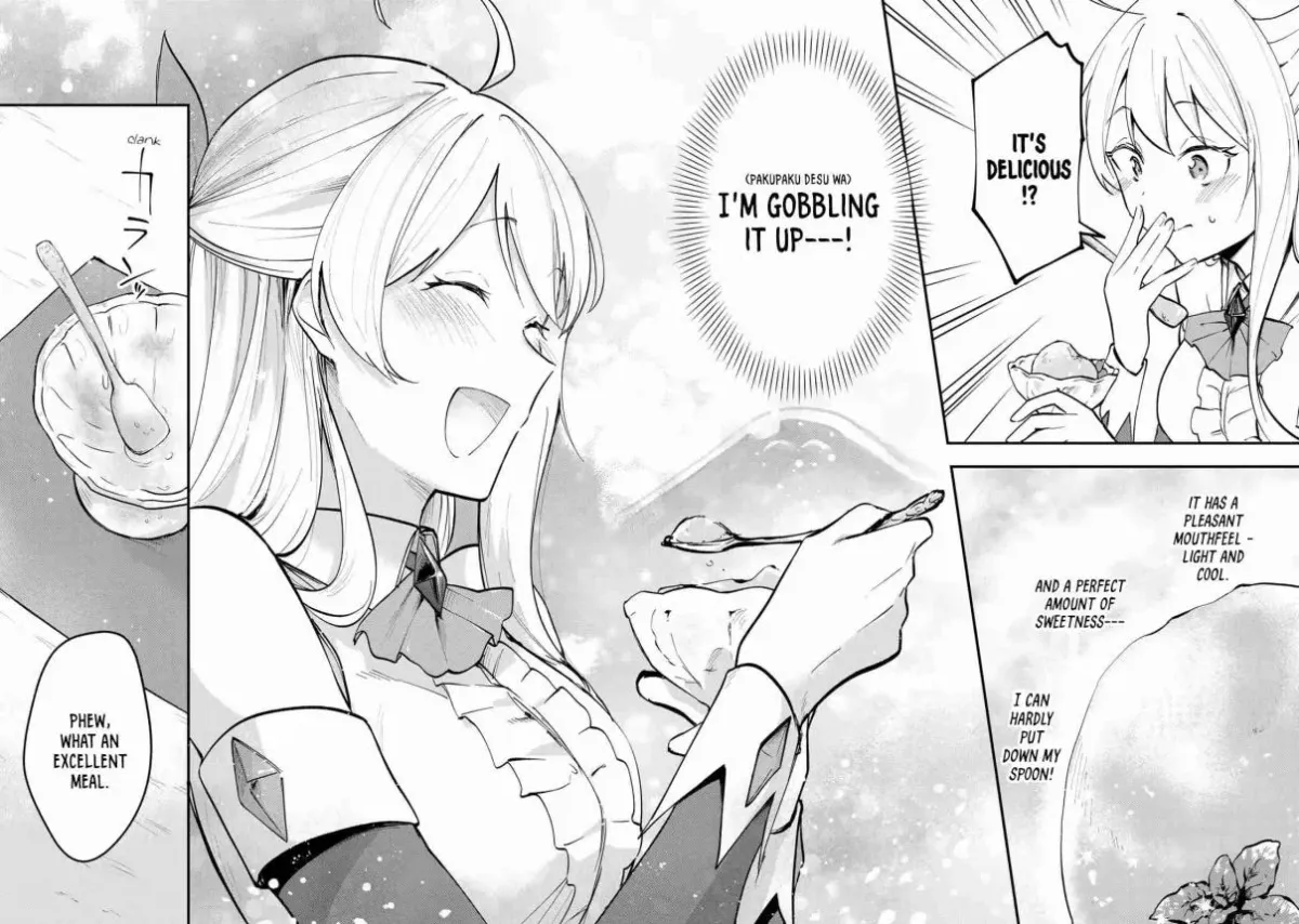 [Pakupaku desu wa] Tsuihousareta Ojou-sama no "Monster wo Taberu Hodo Tsuyoku Naru" Skill wa, 1-shoku de 1 Level Up suru Zendaimimon no Saikyou Skill deshita. 3-nichi de Jinrui Saikyou ni narimashita wa~! Chapter 0 page 28 - 
