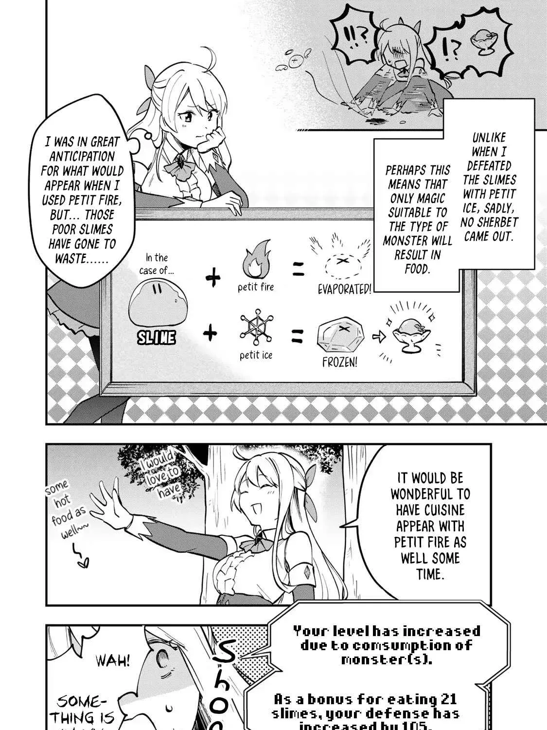 [Pakupaku desu wa] Tsuihousareta Ojou-sama no "Monster wo Taberu Hodo Tsuyoku Naru" Skill wa, 1-shoku de 1 Level Up suru Zendaimimon no Saikyou Skill deshita. 3-nichi de Jinrui Saikyou ni narimashita wa~! Chapter 0 page 33 - 