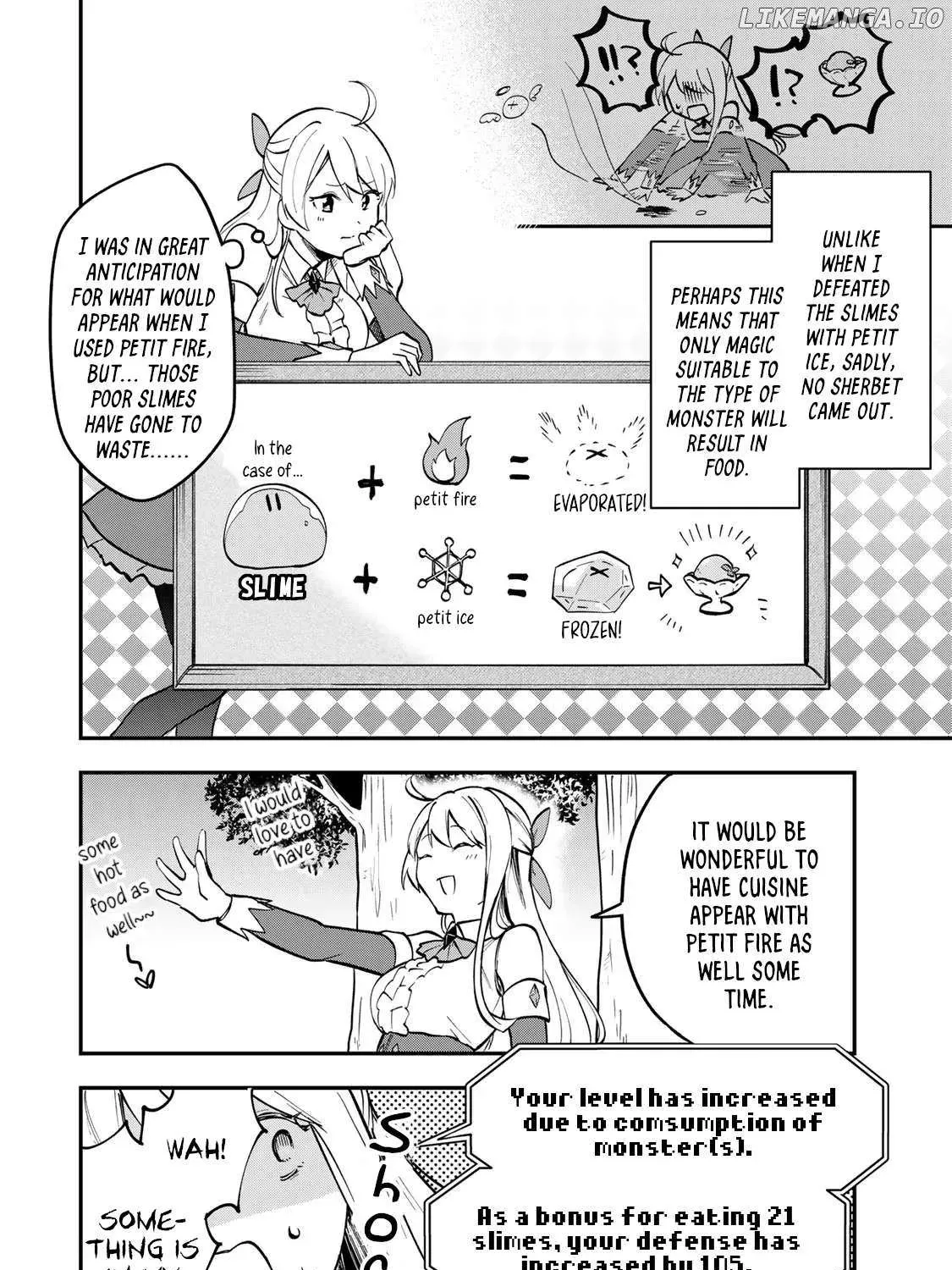 [Pakupaku desu wa] Tsuihousareta Ojou-sama no "Monster wo Taberu Hodo Tsuyoku Naru" Skill wa, 1-shoku de 1 Level Up suru Zendaimimon no Saikyou Skill deshita. 3-nichi de Jinrui Saikyou ni narimashita wa~! Chapter 1 page 35 - 