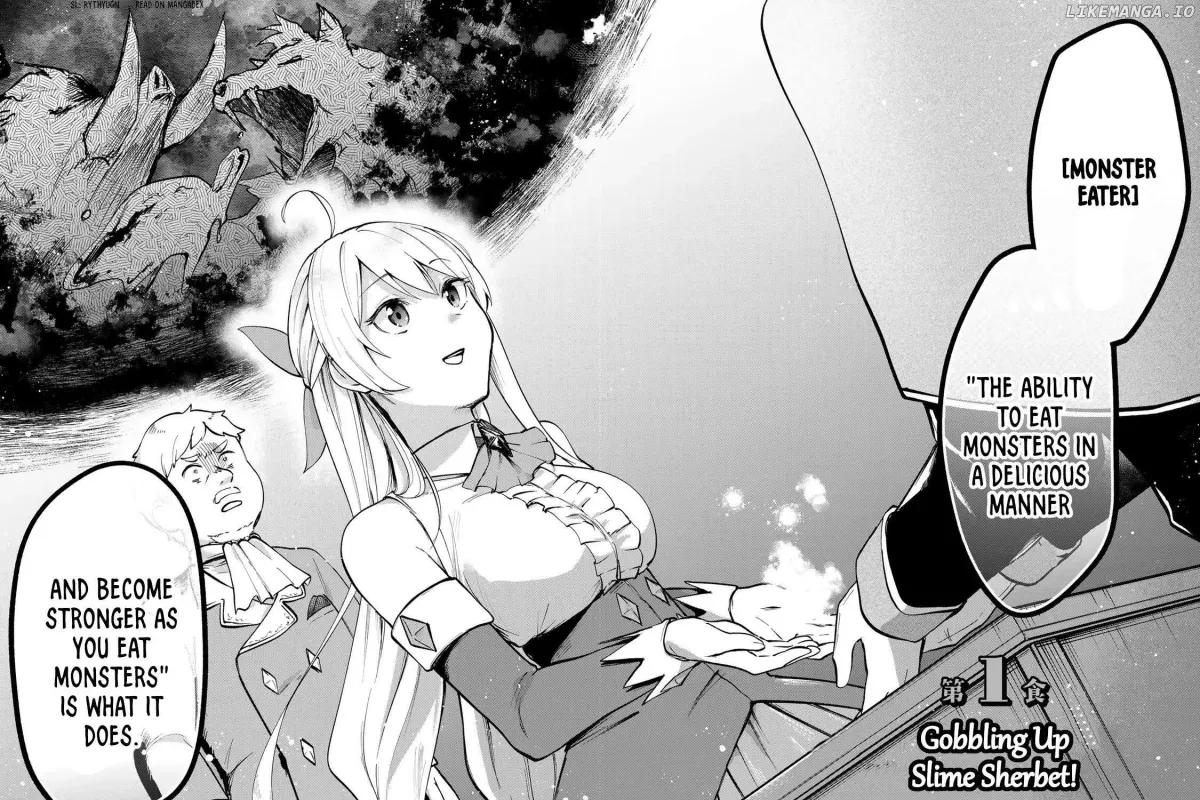 [Pakupaku desu wa] Tsuihousareta Ojou-sama no "Monster wo Taberu Hodo Tsuyoku Naru" Skill wa, 1-shoku de 1 Level Up suru Zendaimimon no Saikyou Skill deshita. 3-nichi de Jinrui Saikyou ni narimashita wa~! Chapter 1 page 7 - 
