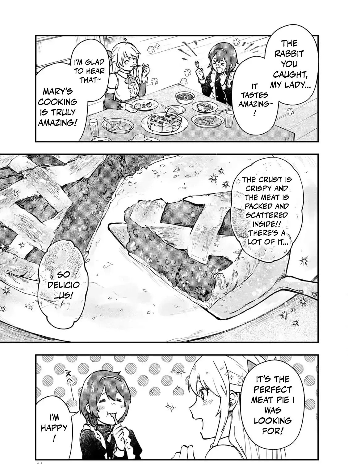 [Pakupaku desu wa] Tsuihousareta Ojou-sama no "Monster wo Taberu Hodo Tsuyoku Naru" Skill wa, 1-shoku de 1 Level Up suru Zendaimimon no Saikyou Skill deshita. 3-nichi de Jinrui Saikyou ni narimashita wa~! Chapter 10 page 17 - 