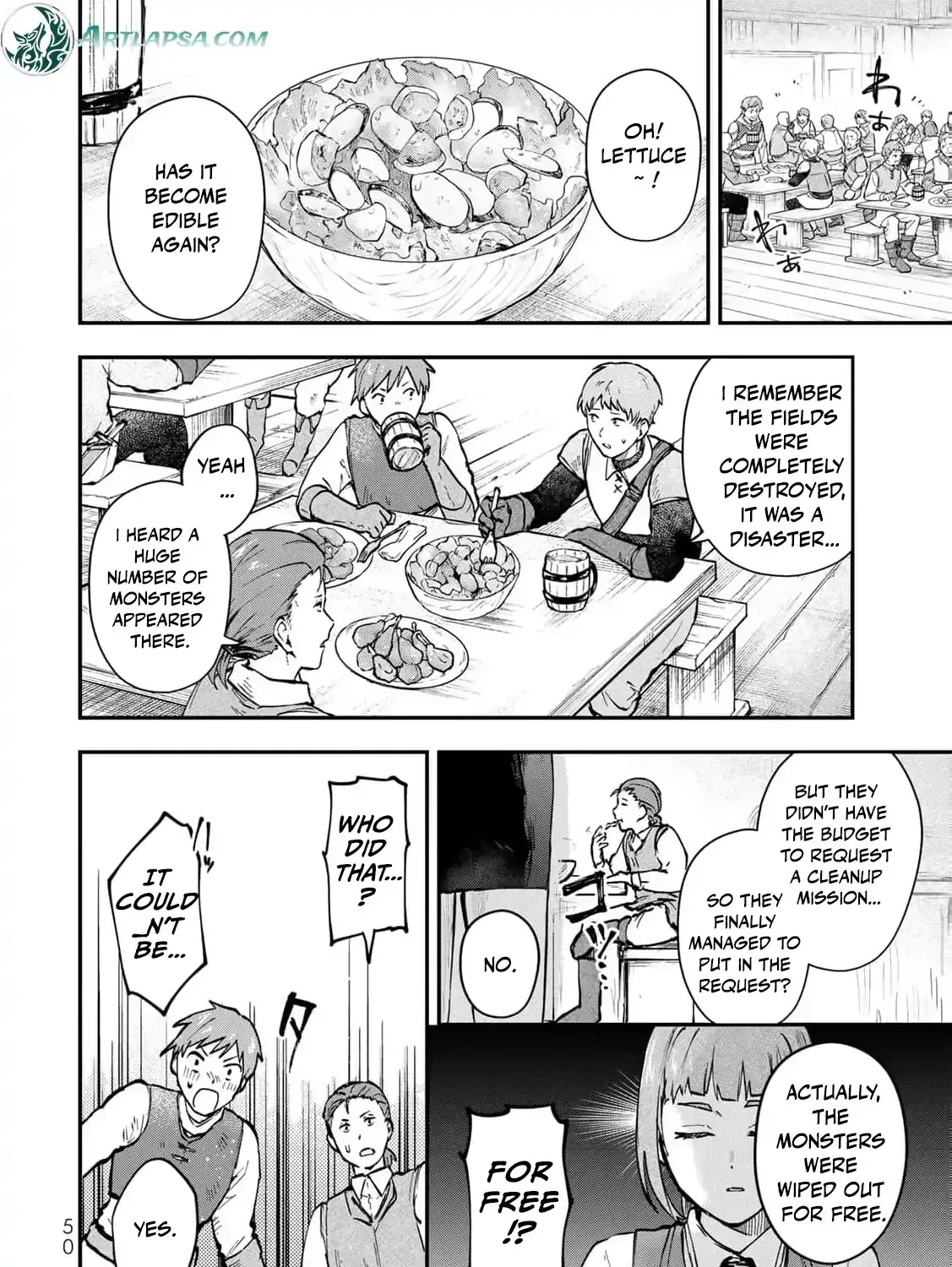 [Pakupaku desu wa] Tsuihousareta Ojou-sama no "Monster wo Taberu Hodo Tsuyoku Naru" Skill wa, 1-shoku de 1 Level Up suru Zendaimimon no Saikyou Skill deshita. 3-nichi de Jinrui Saikyou ni narimashita wa~! Chapter 10 page 35 - 
