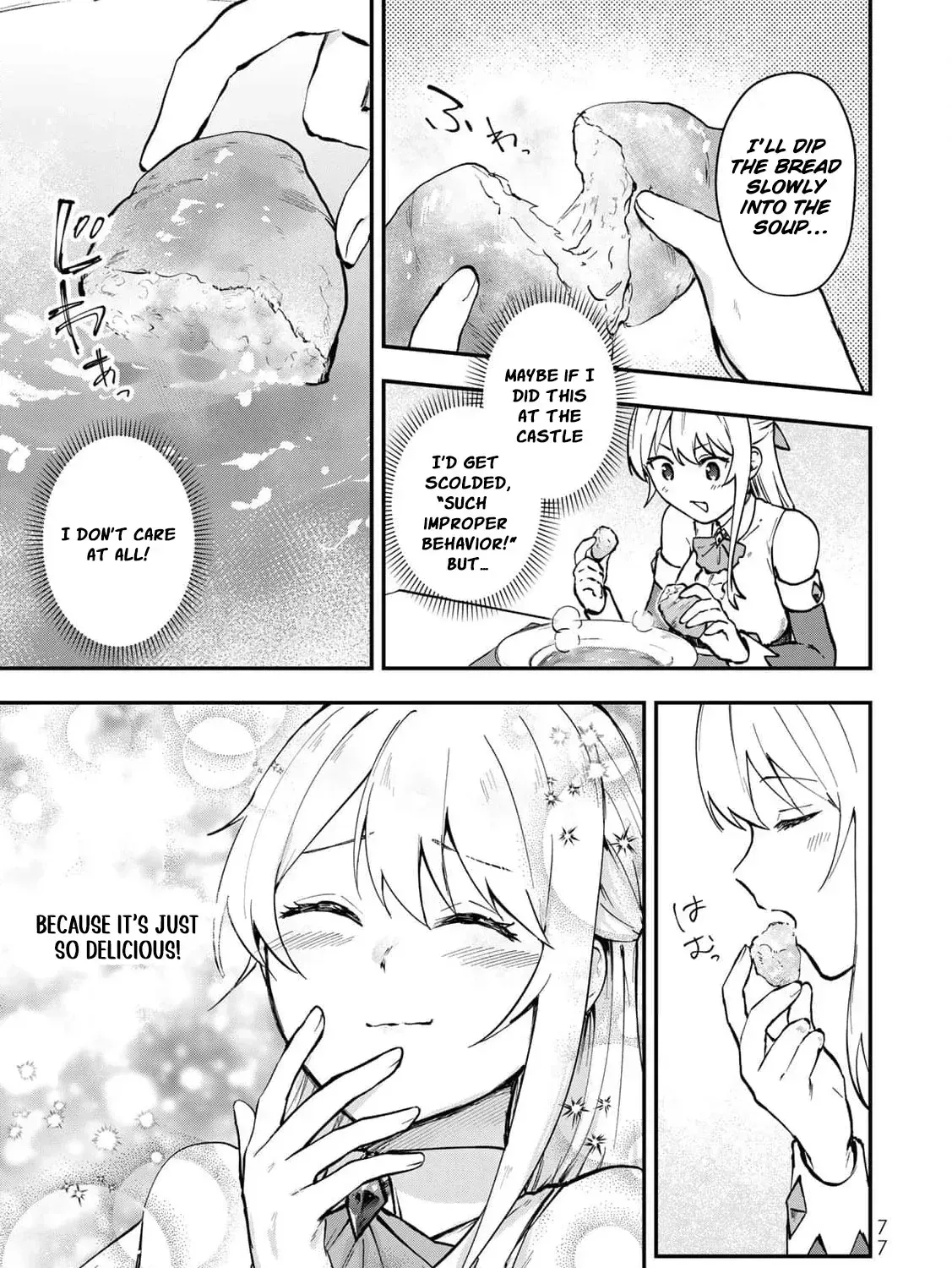 [Pakupaku desu wa] Tsuihousareta Ojou-sama no "Monster wo Taberu Hodo Tsuyoku Naru" Skill wa, 1-shoku de 1 Level Up suru Zendaimimon no Saikyou Skill deshita. 3-nichi de Jinrui Saikyou ni narimashita wa~! Chapter 11 page 23 - 