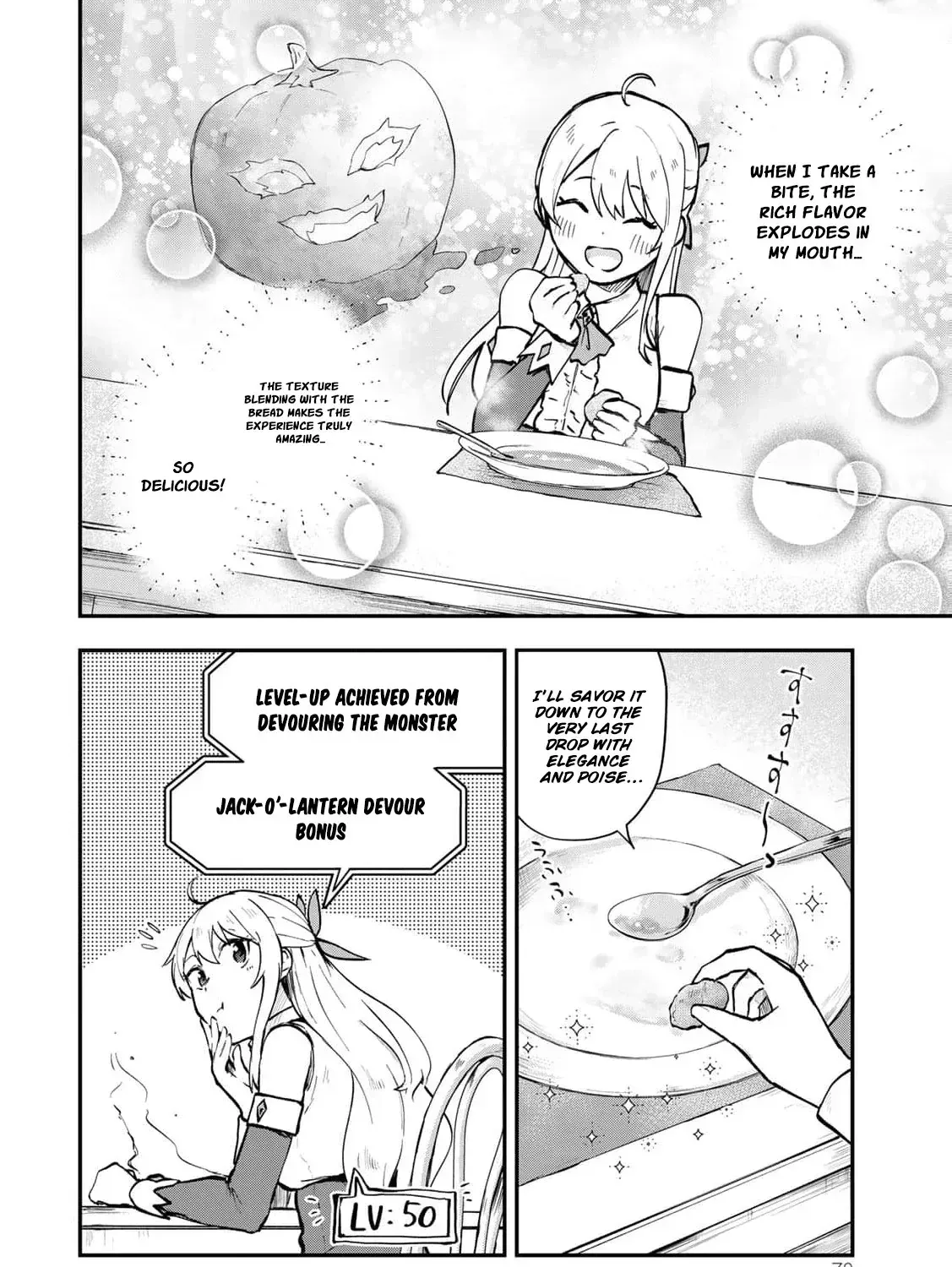 [Pakupaku desu wa] Tsuihousareta Ojou-sama no "Monster wo Taberu Hodo Tsuyoku Naru" Skill wa, 1-shoku de 1 Level Up suru Zendaimimon no Saikyou Skill deshita. 3-nichi de Jinrui Saikyou ni narimashita wa~! Chapter 11 page 25 - 