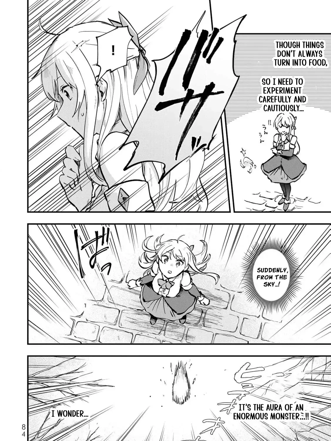 [Pakupaku desu wa] Tsuihousareta Ojou-sama no "Monster wo Taberu Hodo Tsuyoku Naru" Skill wa, 1-shoku de 1 Level Up suru Zendaimimon no Saikyou Skill deshita. 3-nichi de Jinrui Saikyou ni narimashita wa~! Chapter 11 page 37 - 