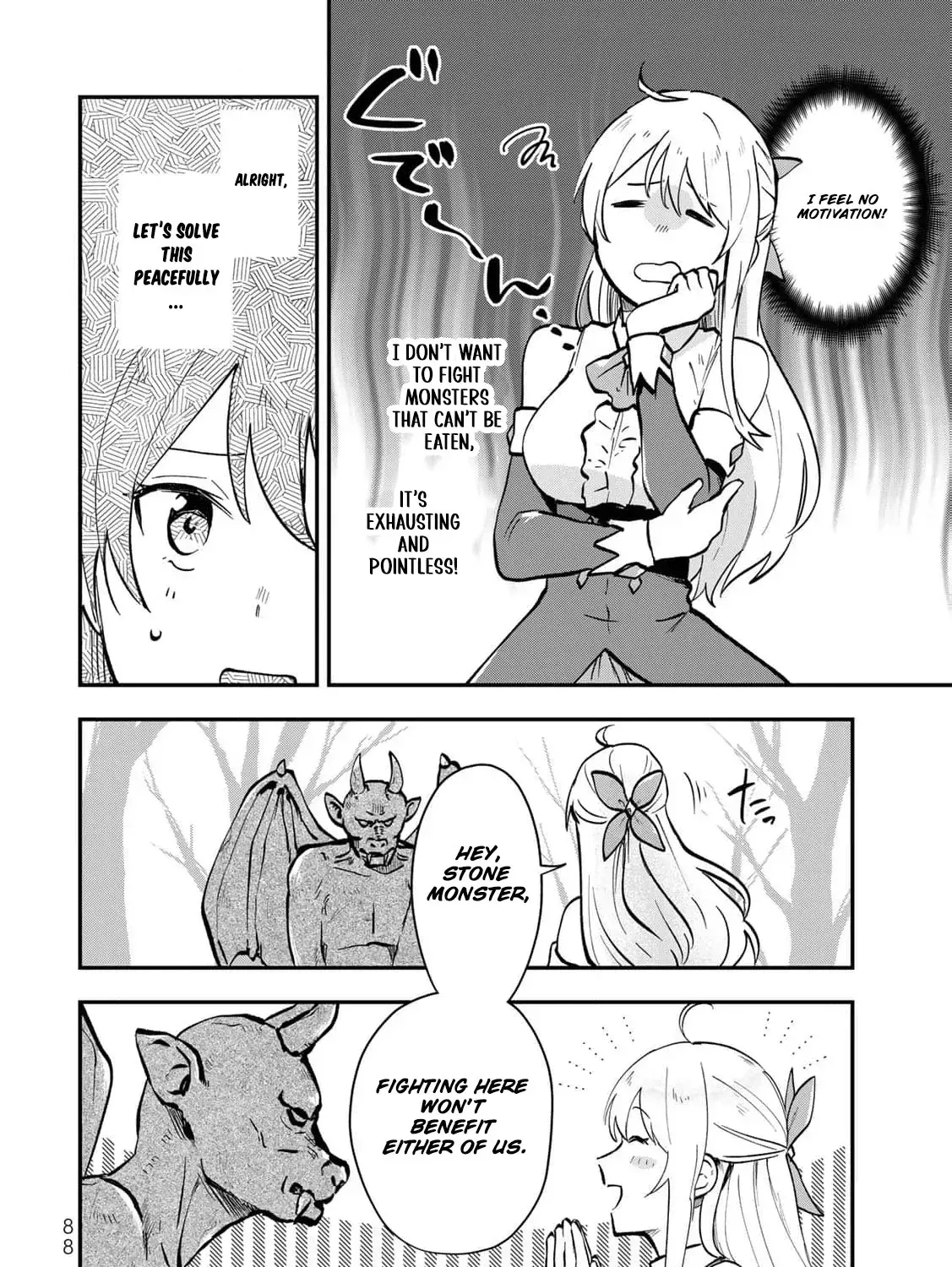 [Pakupaku desu wa] Tsuihousareta Ojou-sama no "Monster wo Taberu Hodo Tsuyoku Naru" Skill wa, 1-shoku de 1 Level Up suru Zendaimimon no Saikyou Skill deshita. 3-nichi de Jinrui Saikyou ni narimashita wa~! Chapter 11 page 45 - 