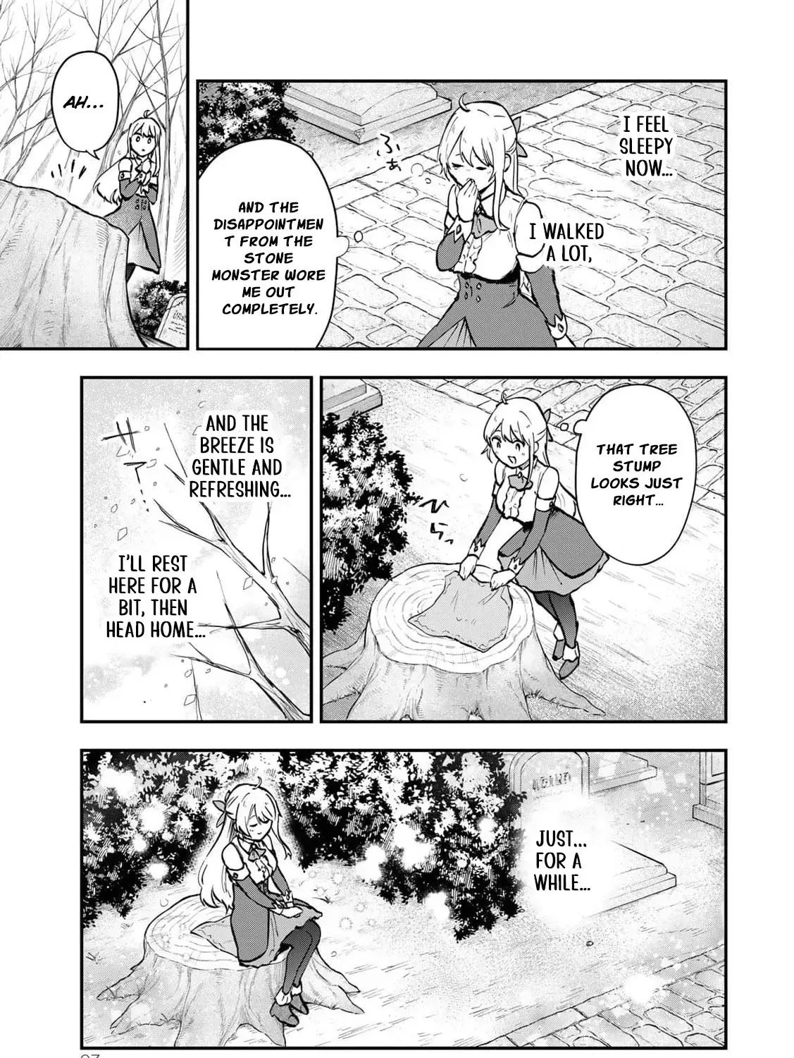 [Pakupaku desu wa] Tsuihousareta Ojou-sama no "Monster wo Taberu Hodo Tsuyoku Naru" Skill wa, 1-shoku de 1 Level Up suru Zendaimimon no Saikyou Skill deshita. 3-nichi de Jinrui Saikyou ni narimashita wa~! Chapter 11 page 63 - 