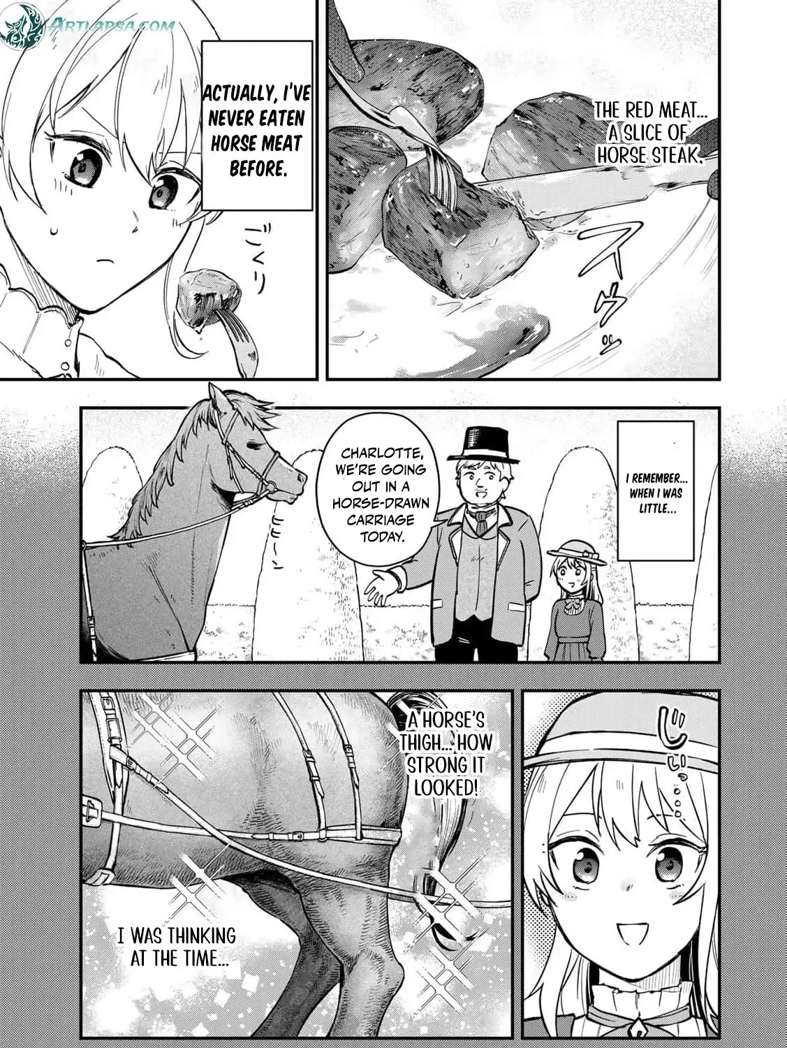 [Pakupaku desu wa] Tsuihousareta Ojou-sama no "Monster wo Taberu Hodo Tsuyoku Naru" Skill wa, 1-shoku de 1 Level Up suru Zendaimimon no Saikyou Skill deshita. 3-nichi de Jinrui Saikyou ni narimashita wa~! Chapter 12 page 71 - 