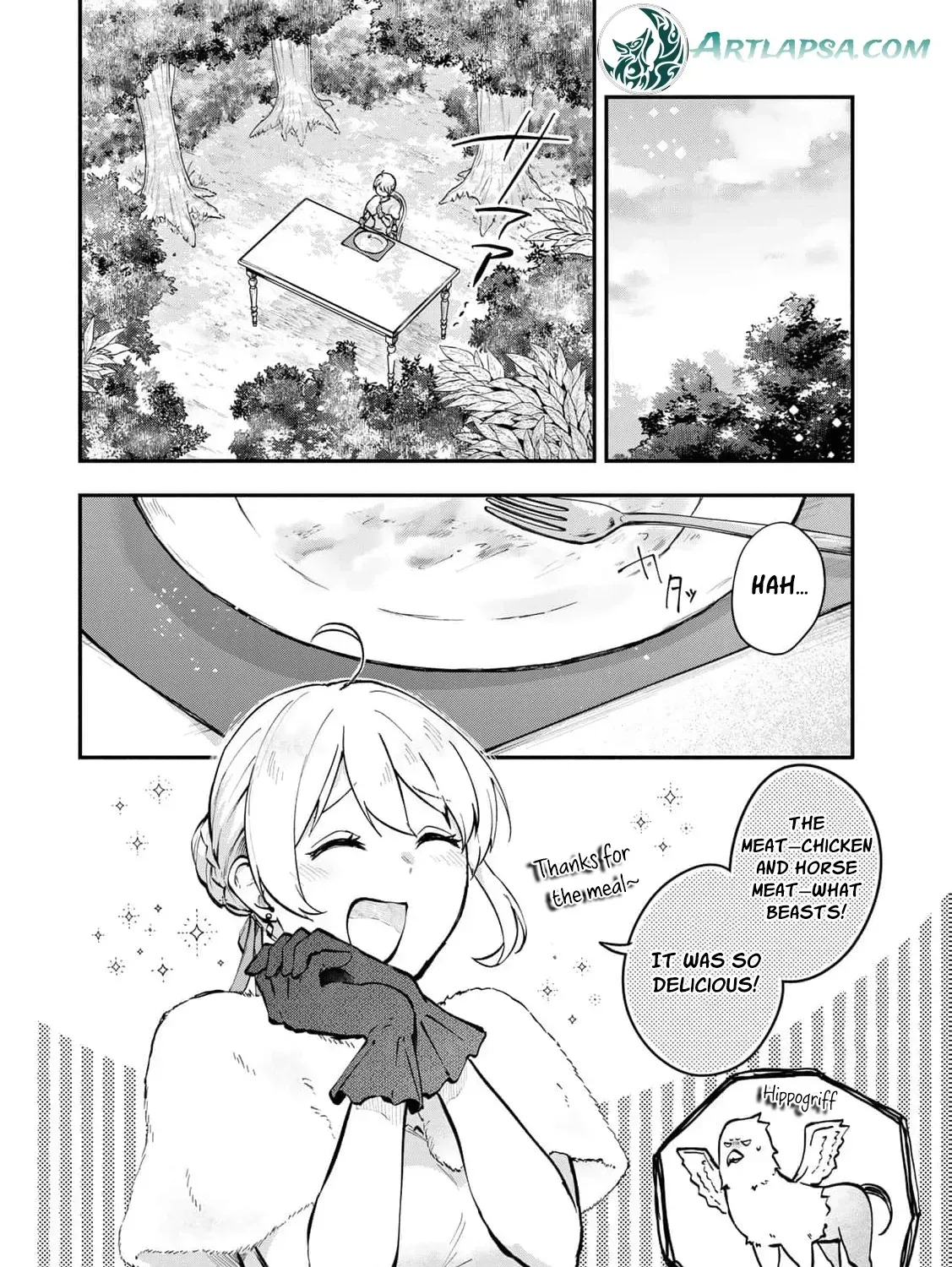 [Pakupaku desu wa] Tsuihousareta Ojou-sama no "Monster wo Taberu Hodo Tsuyoku Naru" Skill wa, 1-shoku de 1 Level Up suru Zendaimimon no Saikyou Skill deshita. 3-nichi de Jinrui Saikyou ni narimashita wa~! Chapter 13 page 11 - 