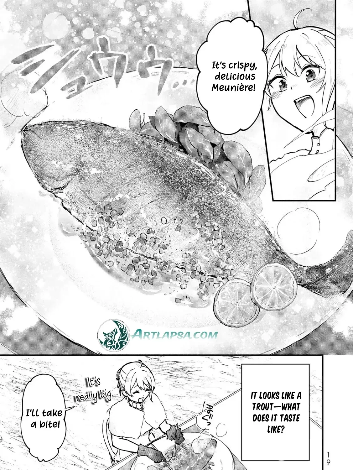 [Pakupaku desu wa] Tsuihousareta Ojou-sama no "Monster wo Taberu Hodo Tsuyoku Naru" Skill wa, 1-shoku de 1 Level Up suru Zendaimimon no Saikyou Skill deshita. 3-nichi de Jinrui Saikyou ni narimashita wa~! Chapter 13 page 41 - 
