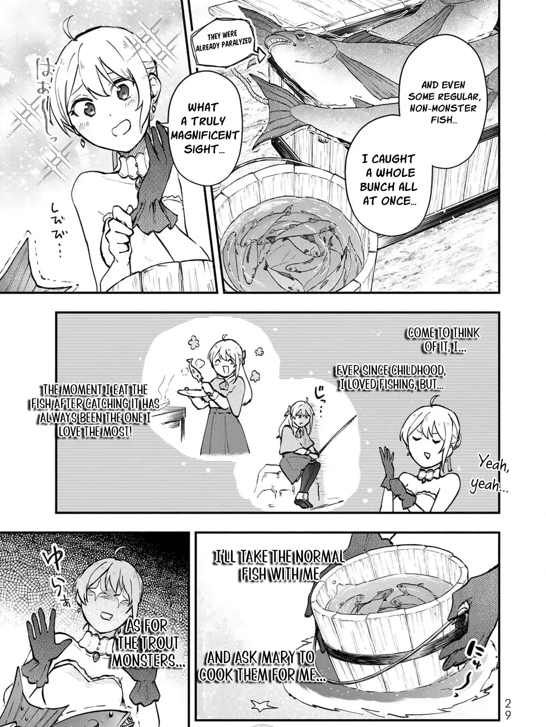 [Pakupaku desu wa] Tsuihousareta Ojou-sama no "Monster wo Taberu Hodo Tsuyoku Naru" Skill wa, 1-shoku de 1 Level Up suru Zendaimimon no Saikyou Skill deshita. 3-nichi de Jinrui Saikyou ni narimashita wa~! Chapter 13 page 61 - 