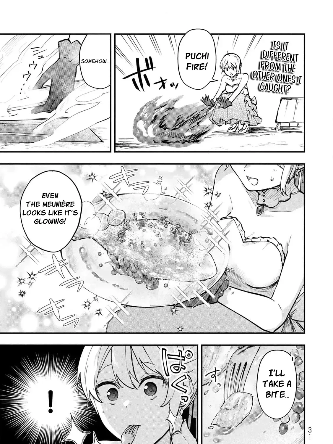 [Pakupaku desu wa] Tsuihousareta Ojou-sama no "Monster wo Taberu Hodo Tsuyoku Naru" Skill wa, 1-shoku de 1 Level Up suru Zendaimimon no Saikyou Skill deshita. 3-nichi de Jinrui Saikyou ni narimashita wa~! Chapter 13 page 65 - 