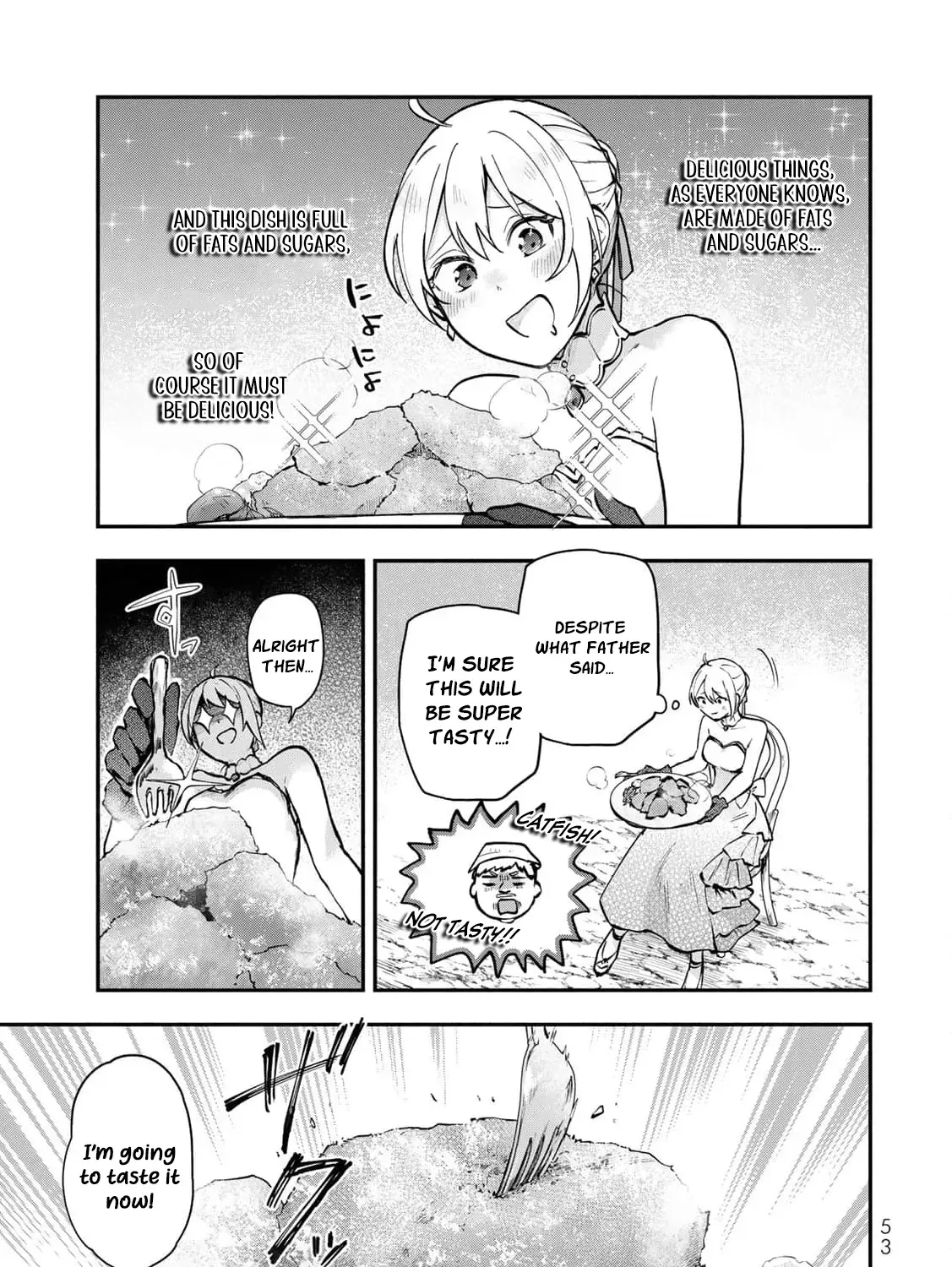 [Pakupaku desu wa] Tsuihousareta Ojou-sama no "Monster wo Taberu Hodo Tsuyoku Naru" Skill wa, 1-shoku de 1 Level Up suru Zendaimimon no Saikyou Skill deshita. 3-nichi de Jinrui Saikyou ni narimashita wa~! Chapter 14 page 23 - 