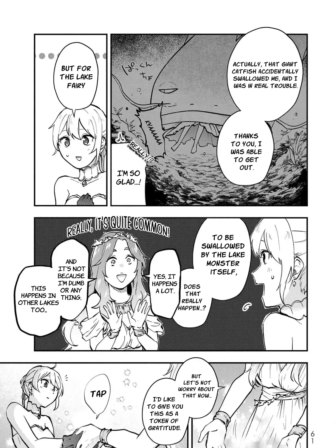 [Pakupaku desu wa] Tsuihousareta Ojou-sama no "Monster wo Taberu Hodo Tsuyoku Naru" Skill wa, 1-shoku de 1 Level Up suru Zendaimimon no Saikyou Skill deshita. 3-nichi de Jinrui Saikyou ni narimashita wa~! Chapter 14 page 39 - 