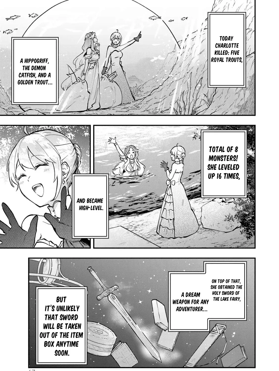 [Pakupaku desu wa] Tsuihousareta Ojou-sama no "Monster wo Taberu Hodo Tsuyoku Naru" Skill wa, 1-shoku de 1 Level Up suru Zendaimimon no Saikyou Skill deshita. 3-nichi de Jinrui Saikyou ni narimashita wa~! Chapter 14 page 51 - 