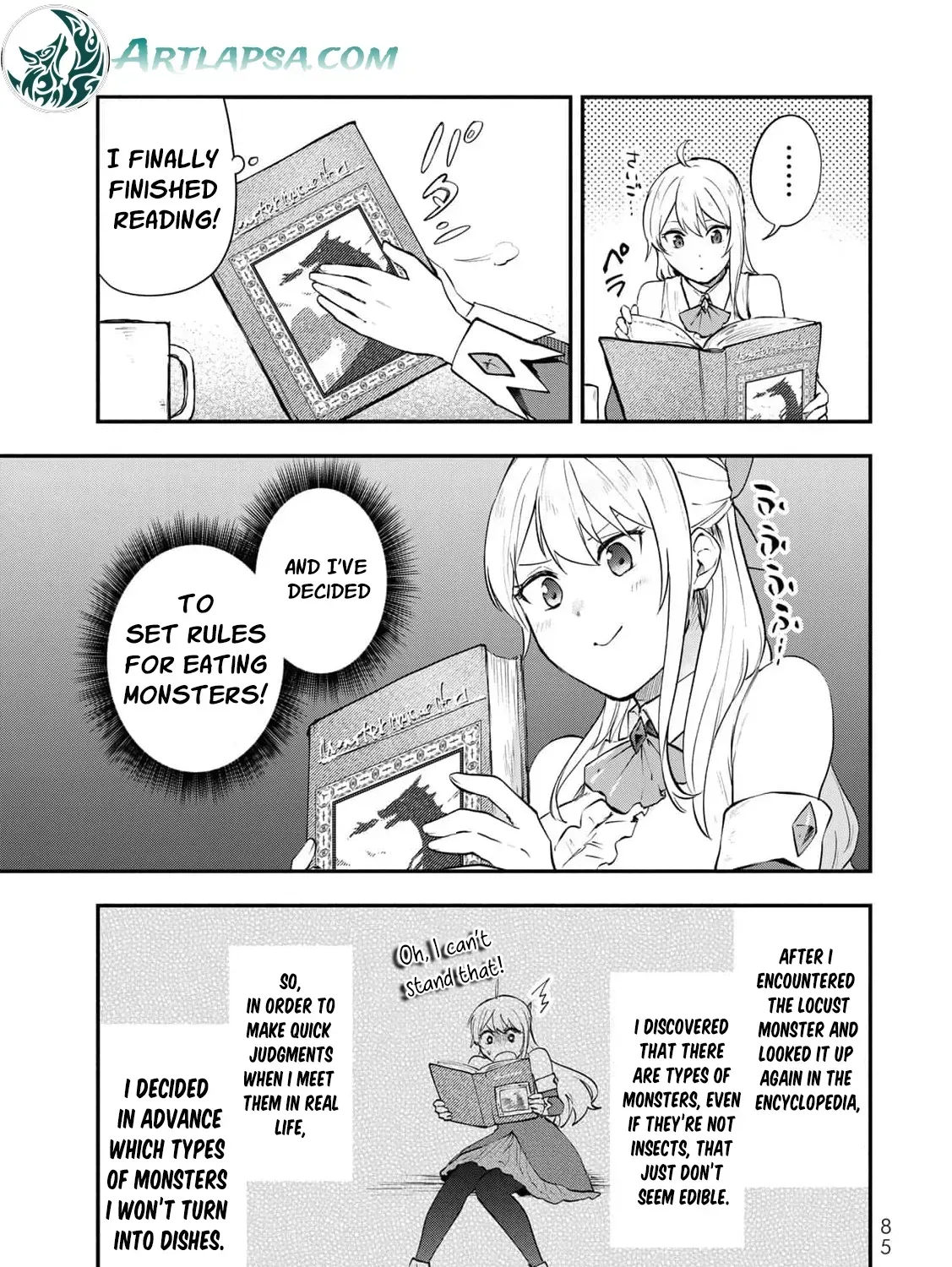 [Pakupaku desu wa] Tsuihousareta Ojou-sama no "Monster wo Taberu Hodo Tsuyoku Naru" Skill wa, 1-shoku de 1 Level Up suru Zendaimimon no Saikyou Skill deshita. 3-nichi de Jinrui Saikyou ni narimashita wa~! Chapter 15 page 11 - 