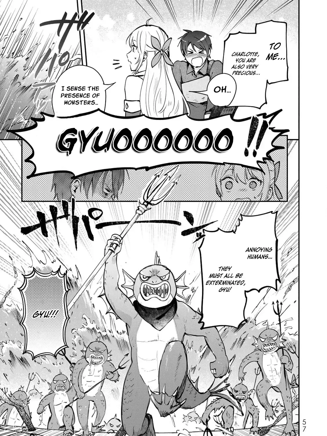 [Pakupaku desu wa] Tsuihousareta Ojou-sama no "Monster wo Taberu Hodo Tsuyoku Naru" Skill wa, 1-shoku de 1 Level Up suru Zendaimimon no Saikyou Skill deshita. 3-nichi de Jinrui Saikyou ni narimashita wa~! Chapter 18 page 43 - 