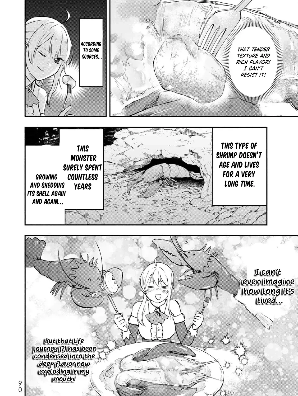 [Pakupaku desu wa] Tsuihousareta Ojou-sama no "Monster wo Taberu Hodo Tsuyoku Naru" Skill wa, 1-shoku de 1 Level Up suru Zendaimimon no Saikyou Skill deshita. 3-nichi de Jinrui Saikyou ni narimashita wa~! Chapter 19 page 33 - 