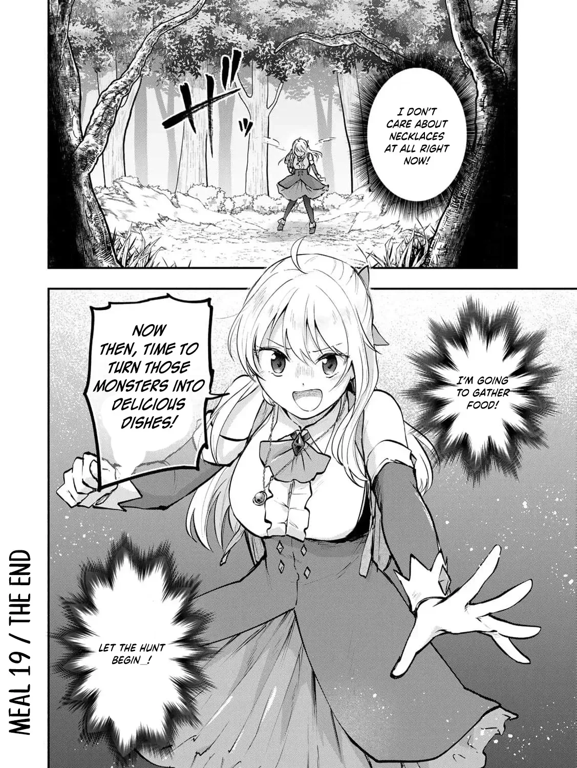 [Pakupaku desu wa] Tsuihousareta Ojou-sama no "Monster wo Taberu Hodo Tsuyoku Naru" Skill wa, 1-shoku de 1 Level Up suru Zendaimimon no Saikyou Skill deshita. 3-nichi de Jinrui Saikyou ni narimashita wa~! Chapter 19 page 73 - 