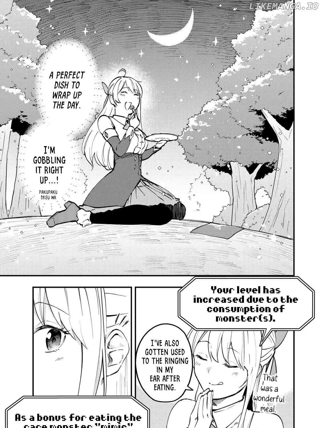 [Pakupaku desu wa] Tsuihousareta Ojou-sama no "Monster wo Taberu Hodo Tsuyoku Naru" Skill wa, 1-shoku de 1 Level Up suru Zendaimimon no Saikyou Skill deshita. 3-nichi de Jinrui Saikyou ni narimashita wa~! Chapter 2 page 21 - 