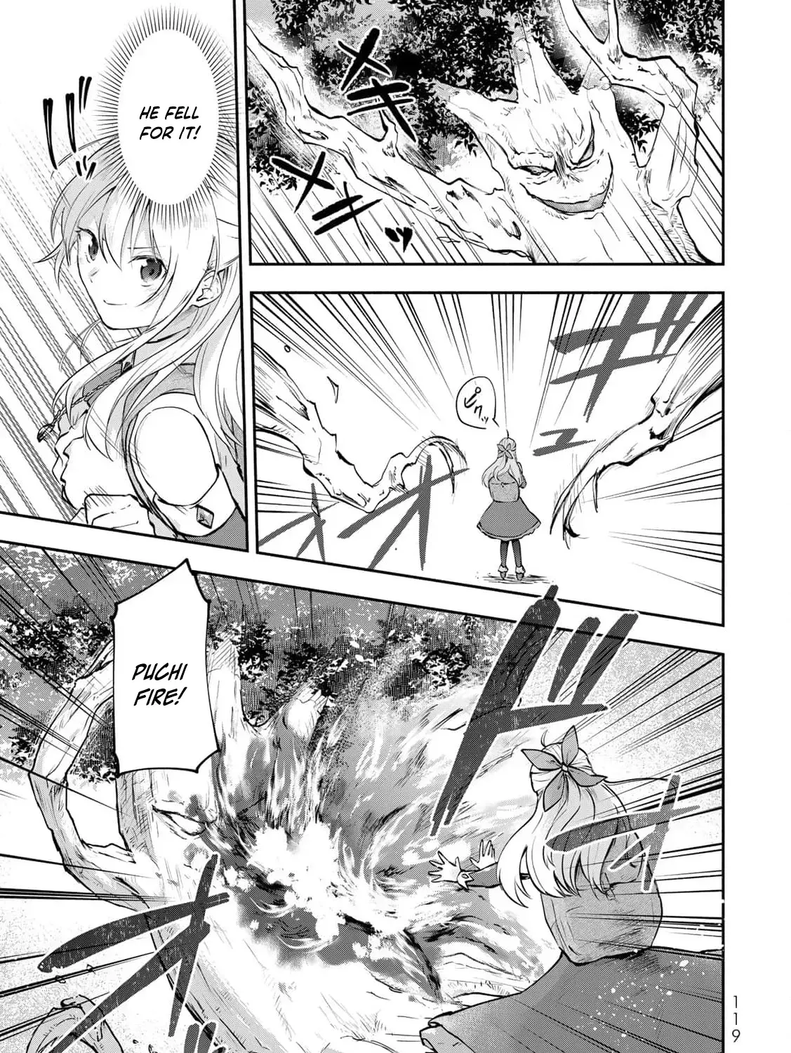 [Pakupaku desu wa] Tsuihousareta Ojou-sama no "Monster wo Taberu Hodo Tsuyoku Naru" Skill wa, 1-shoku de 1 Level Up suru Zendaimimon no Saikyou Skill deshita. 3-nichi de Jinrui Saikyou ni narimashita wa~! Chapter 20 page 19 - 