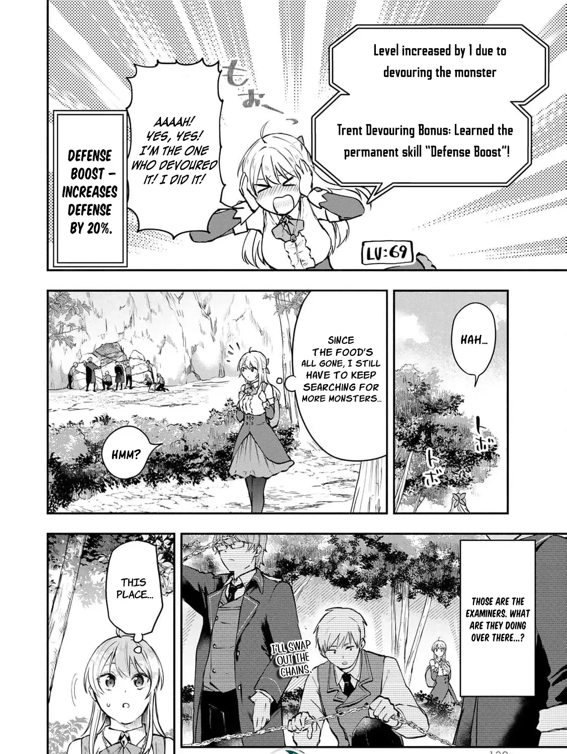 [Pakupaku desu wa] Tsuihousareta Ojou-sama no "Monster wo Taberu Hodo Tsuyoku Naru" Skill wa, 1-shoku de 1 Level Up suru Zendaimimon no Saikyou Skill deshita. 3-nichi de Jinrui Saikyou ni narimashita wa~! Chapter 20 page 41 - 