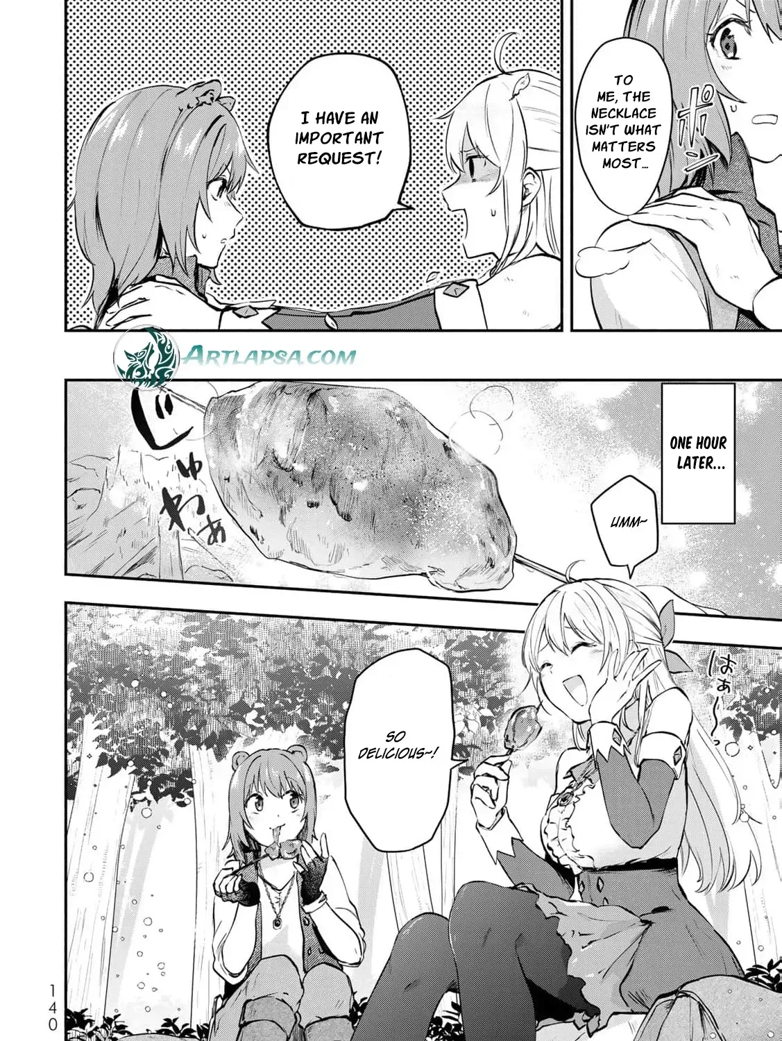 [Pakupaku desu wa] Tsuihousareta Ojou-sama no "Monster wo Taberu Hodo Tsuyoku Naru" Skill wa, 1-shoku de 1 Level Up suru Zendaimimon no Saikyou Skill deshita. 3-nichi de Jinrui Saikyou ni narimashita wa~! Chapter 20 page 61 - 