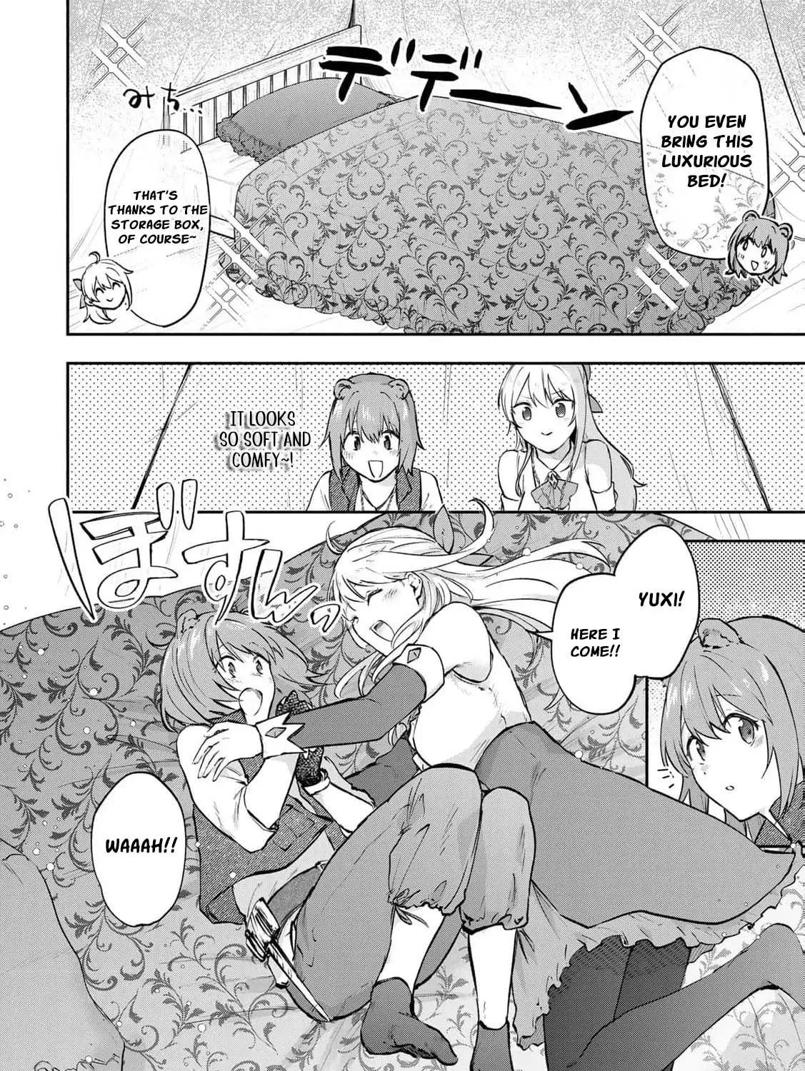 [Pakupaku desu wa] Tsuihousareta Ojou-sama no "Monster wo Taberu Hodo Tsuyoku Naru" Skill wa, 1-shoku de 1 Level Up suru Zendaimimon no Saikyou Skill deshita. 3-nichi de Jinrui Saikyou ni narimashita wa~! Chapter 21 page 55 - 