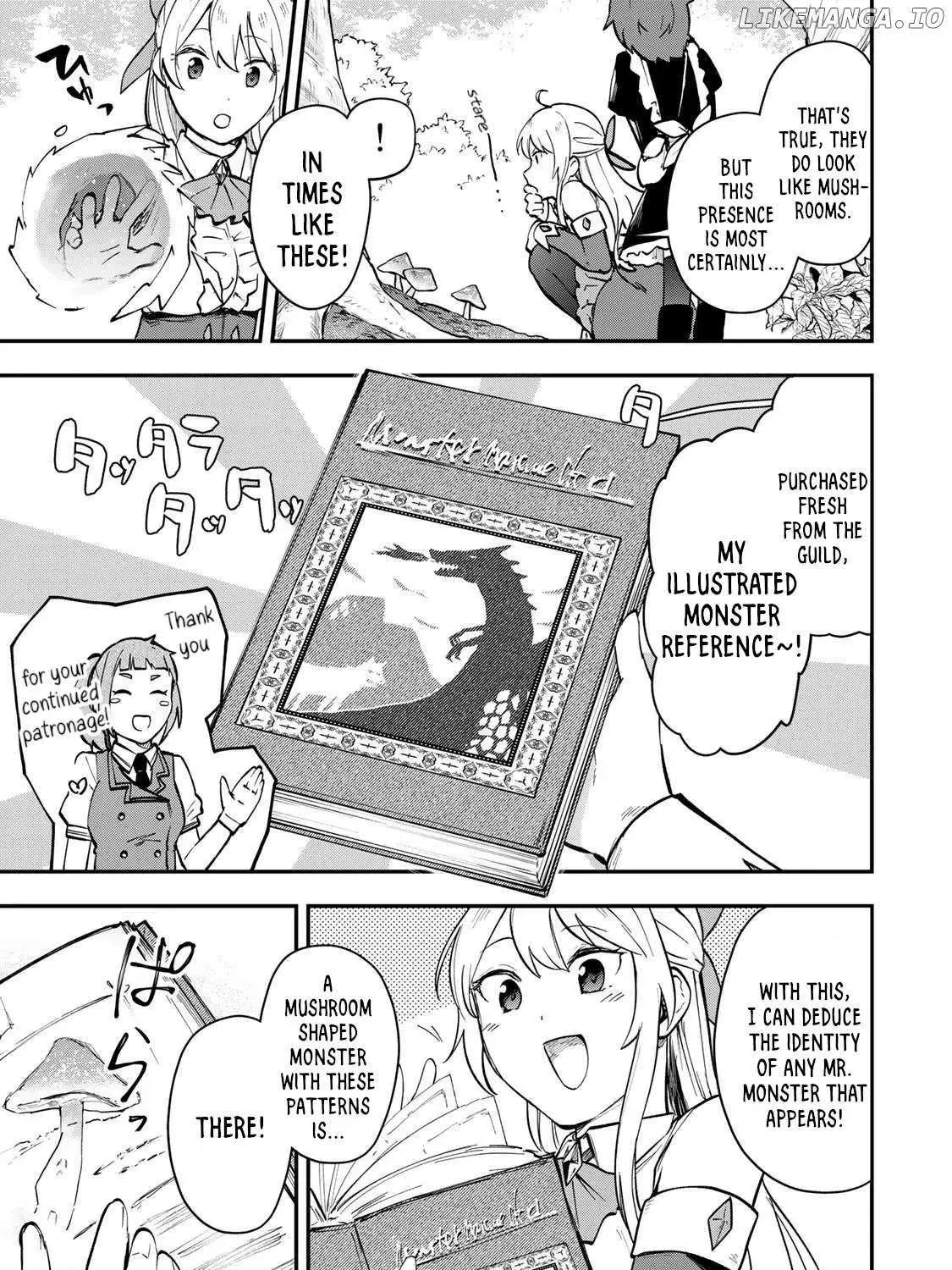 [Pakupaku desu wa] Tsuihousareta Ojou-sama no "Monster wo Taberu Hodo Tsuyoku Naru" Skill wa, 1-shoku de 1 Level Up suru Zendaimimon no Saikyou Skill deshita. 3-nichi de Jinrui Saikyou ni narimashita wa~! Chapter 6 page 61 - 