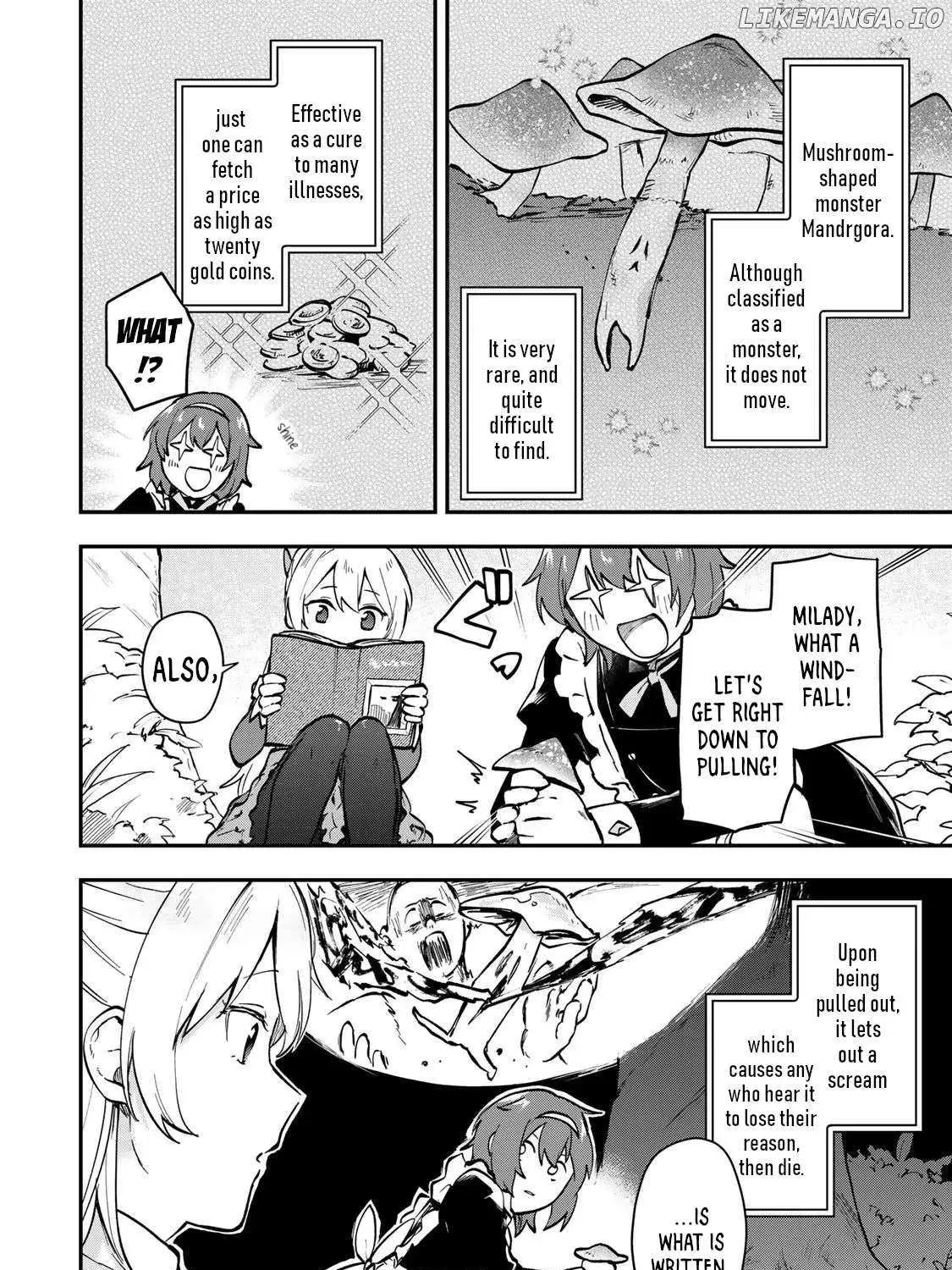 [Pakupaku desu wa] Tsuihousareta Ojou-sama no "Monster wo Taberu Hodo Tsuyoku Naru" Skill wa, 1-shoku de 1 Level Up suru Zendaimimon no Saikyou Skill deshita. 3-nichi de Jinrui Saikyou ni narimashita wa~! Chapter 6 page 63 - 