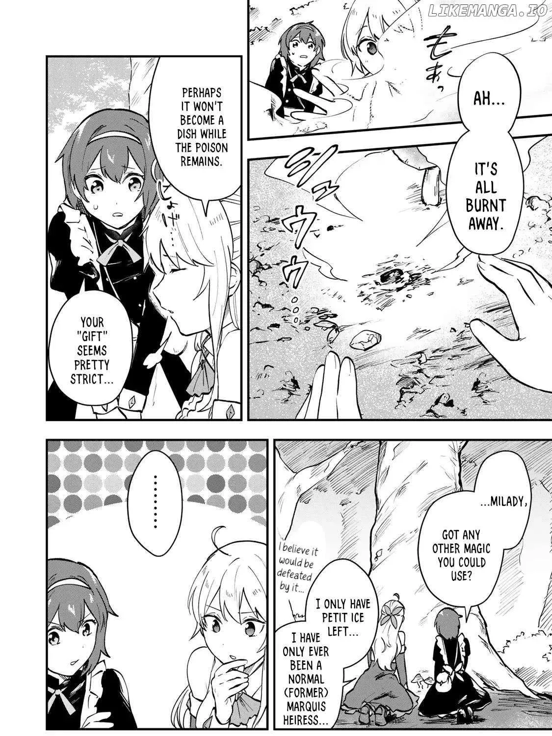[Pakupaku desu wa] Tsuihousareta Ojou-sama no "Monster wo Taberu Hodo Tsuyoku Naru" Skill wa, 1-shoku de 1 Level Up suru Zendaimimon no Saikyou Skill deshita. 3-nichi de Jinrui Saikyou ni narimashita wa~! Chapter 6 page 67 - 