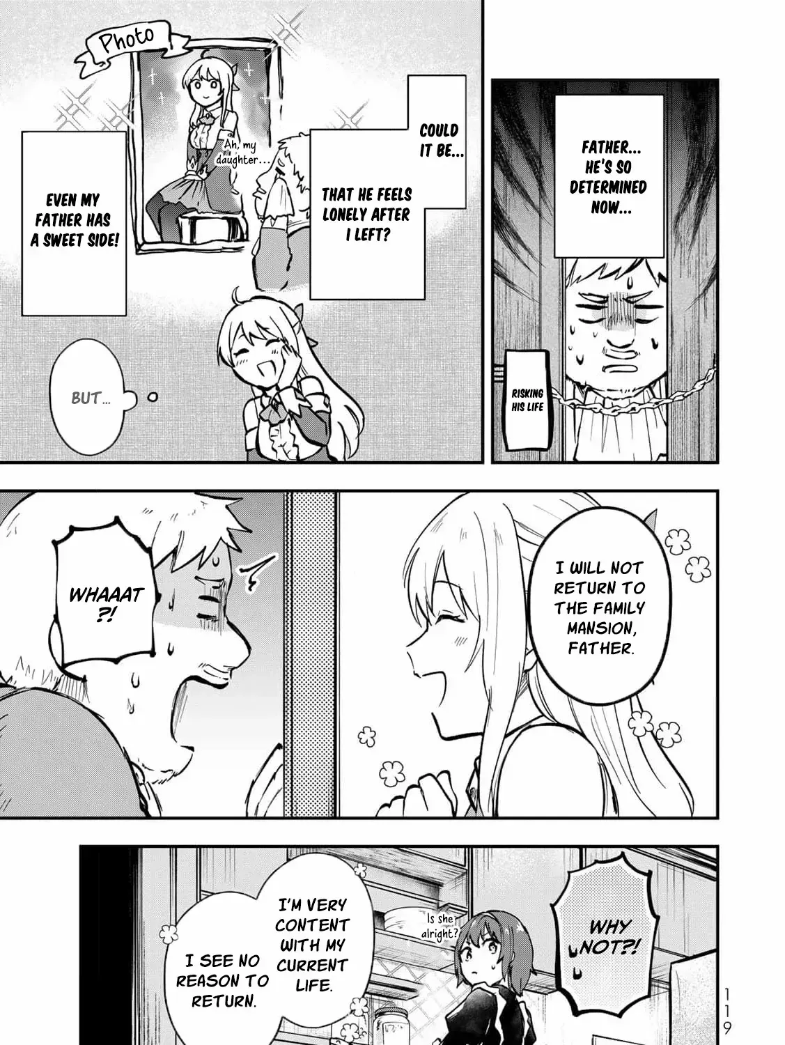 [Pakupaku desu wa] Tsuihousareta Ojou-sama no "Monster wo Taberu Hodo Tsuyoku Naru" Skill wa, 1-shoku de 1 Level Up suru Zendaimimon no Saikyou Skill deshita. 3-nichi de Jinrui Saikyou ni narimashita wa~! Chapter 8 page 25 - 