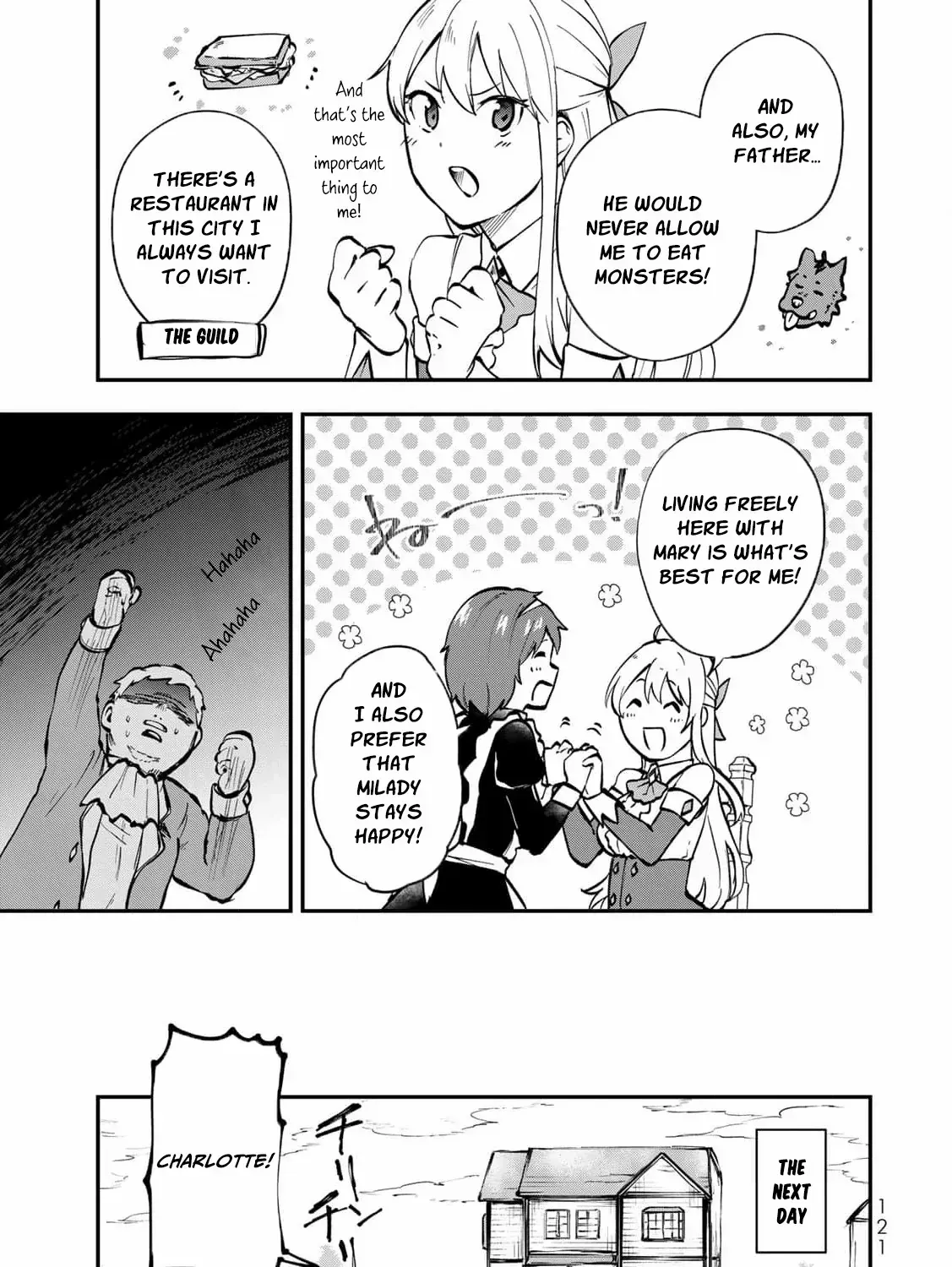 [Pakupaku desu wa] Tsuihousareta Ojou-sama no "Monster wo Taberu Hodo Tsuyoku Naru" Skill wa, 1-shoku de 1 Level Up suru Zendaimimon no Saikyou Skill deshita. 3-nichi de Jinrui Saikyou ni narimashita wa~! Chapter 8 page 29 - 