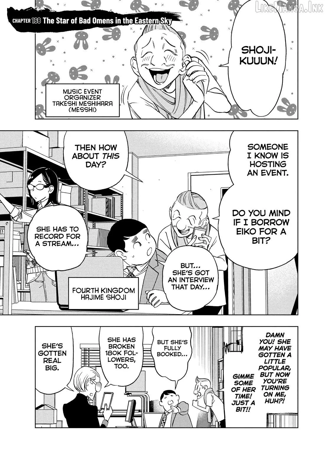 Paripi Koumei Chapter 168 page 1 - 