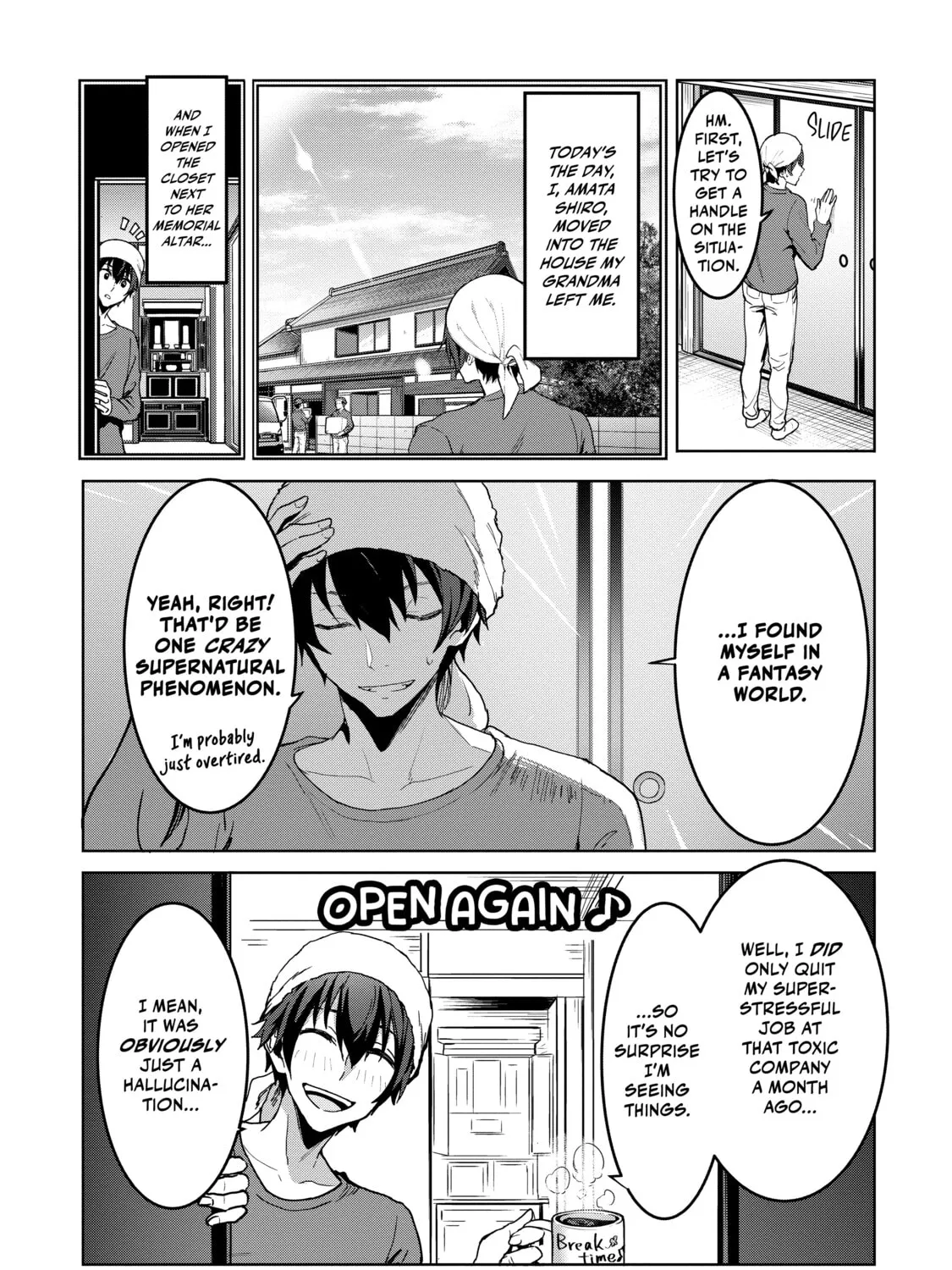 Peddler in Another World: I Can Go Back to My World Whenever I Want (Manga) Chapter 1 page 13 - 