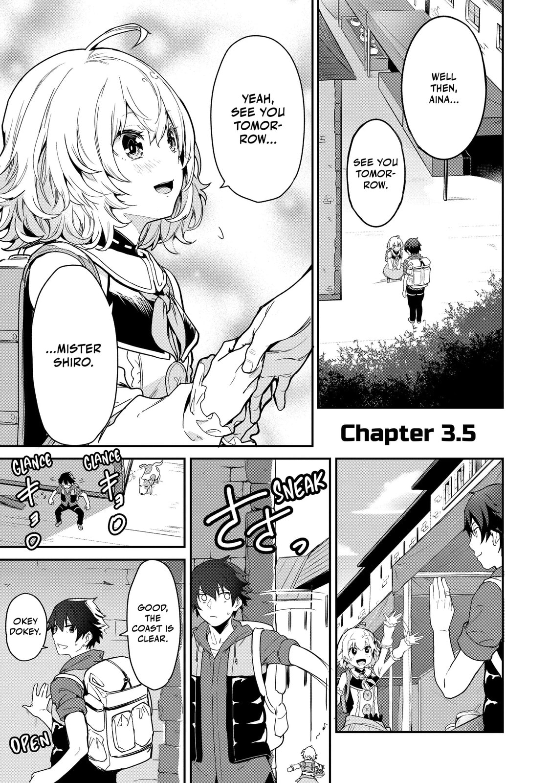 Peddler in Another World: I Can Go Back to My World Whenever I Want (Manga) Chapter 3.5 page 1 - 