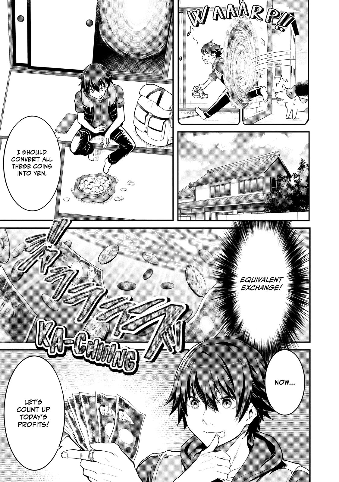 Peddler in Another World: I Can Go Back to My World Whenever I Want (Manga) Chapter 3.5 page 3 - 