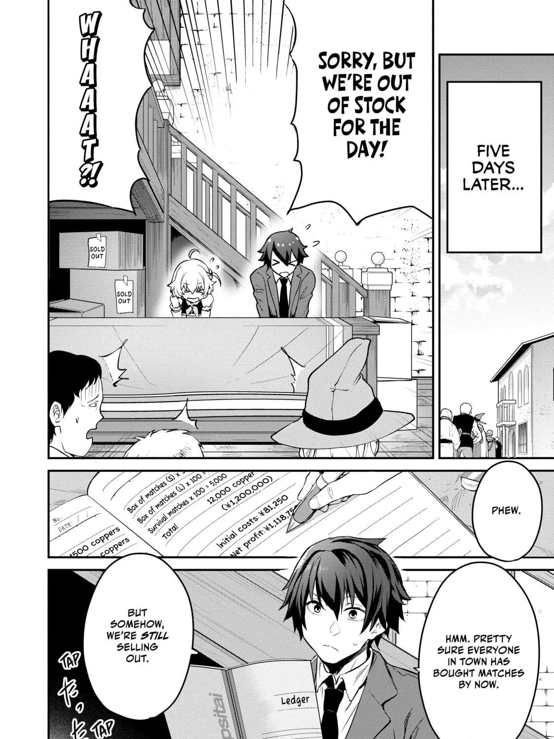 Peddler in Another World: I Can Go Back to My World Whenever I Want (Manga) Chapter 5.5 page 35 - 