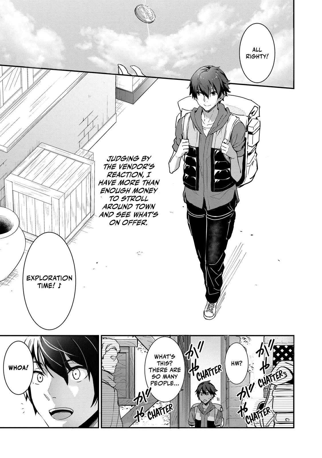 Peddler in Another World - I Can Go Back to My World Whenever I Want Chapter 1 page 27 - 
