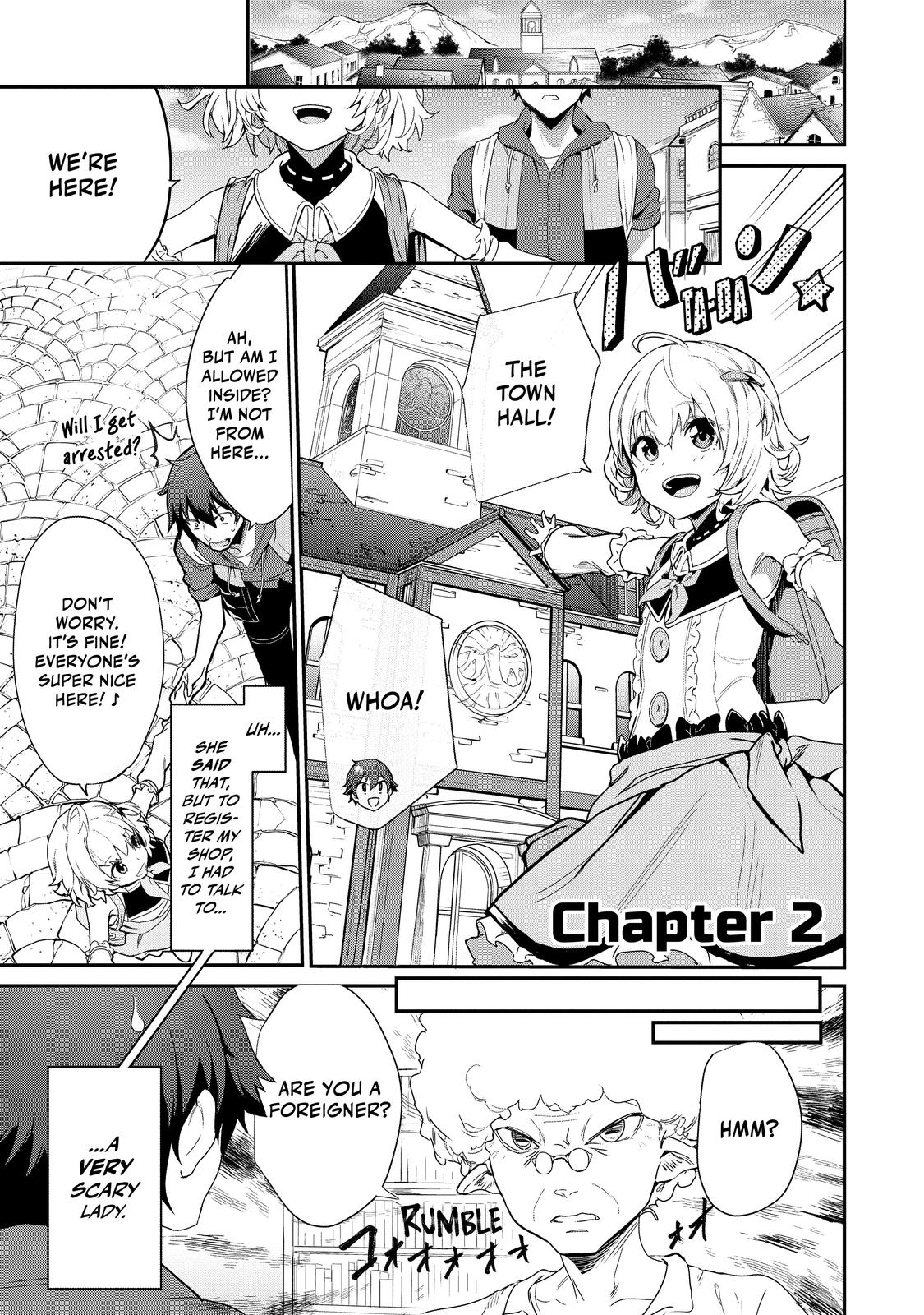 Peddler in Another World - I Can Go Back to My World Whenever I Want Chapter 2 page 1 - 