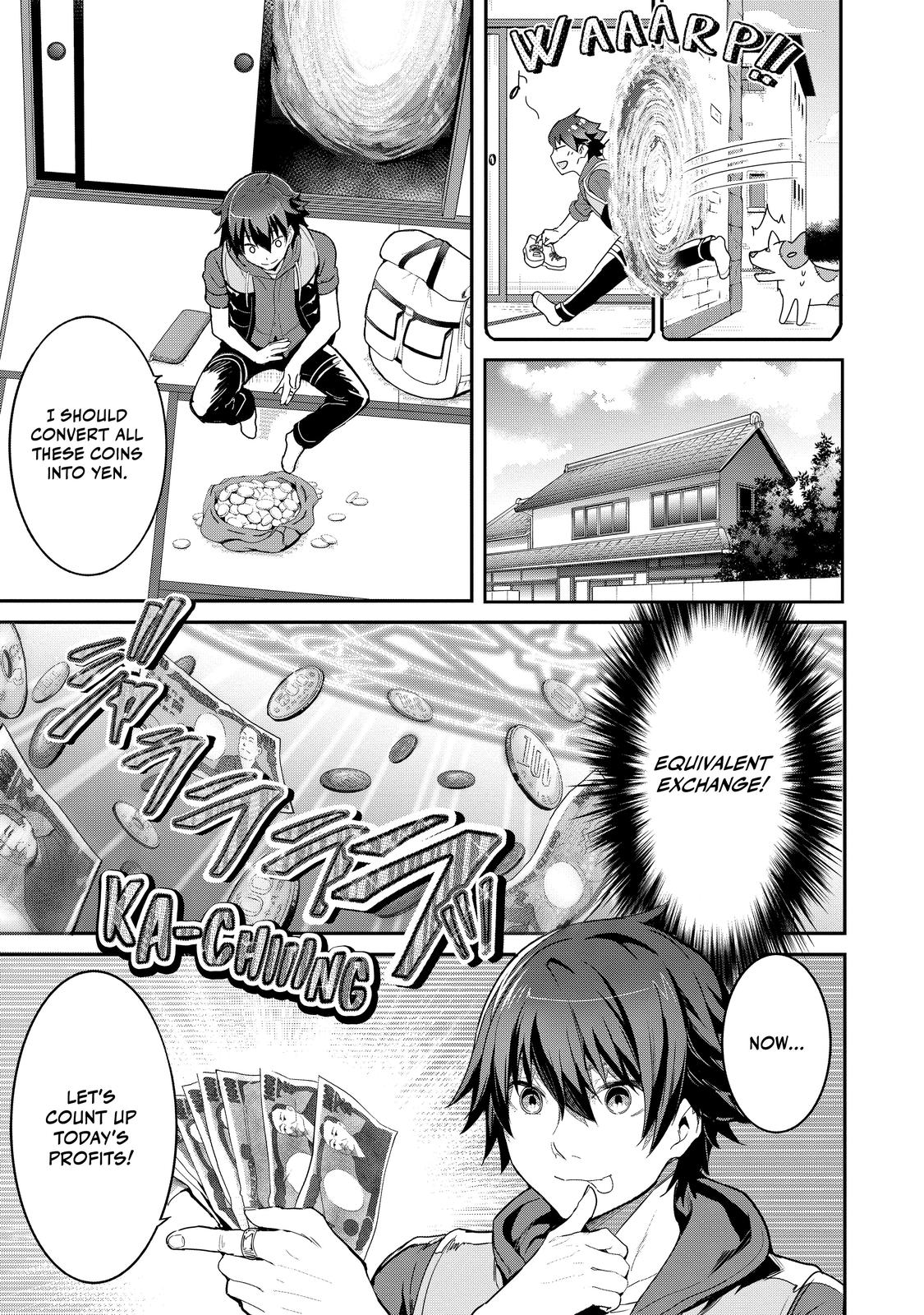 Peddler in Another World - I Can Go Back to My World Whenever I Want Chapter 3 page 21 - 
